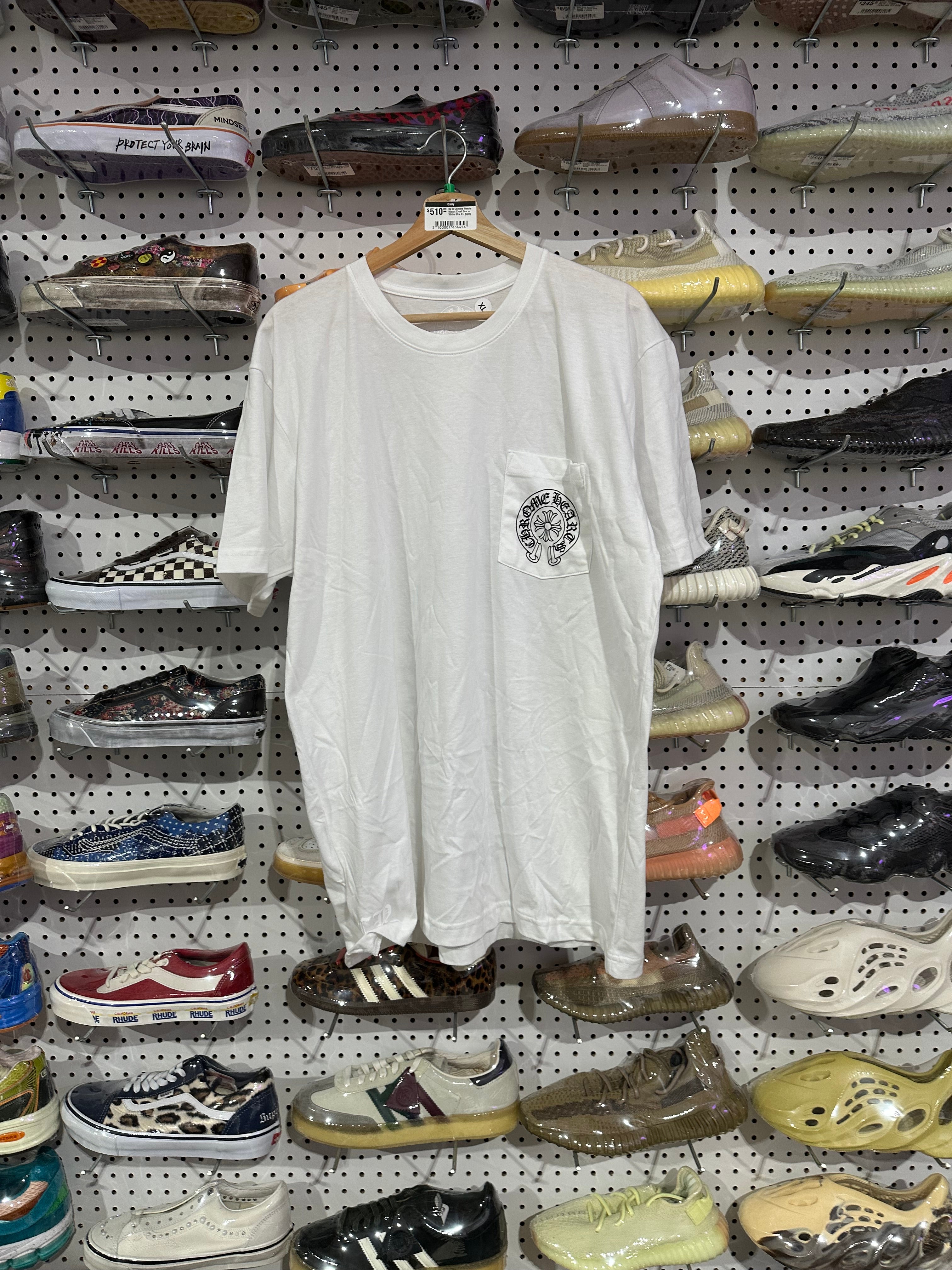 NEW Chrome Hearts Miami Crest Tee - White Size XL