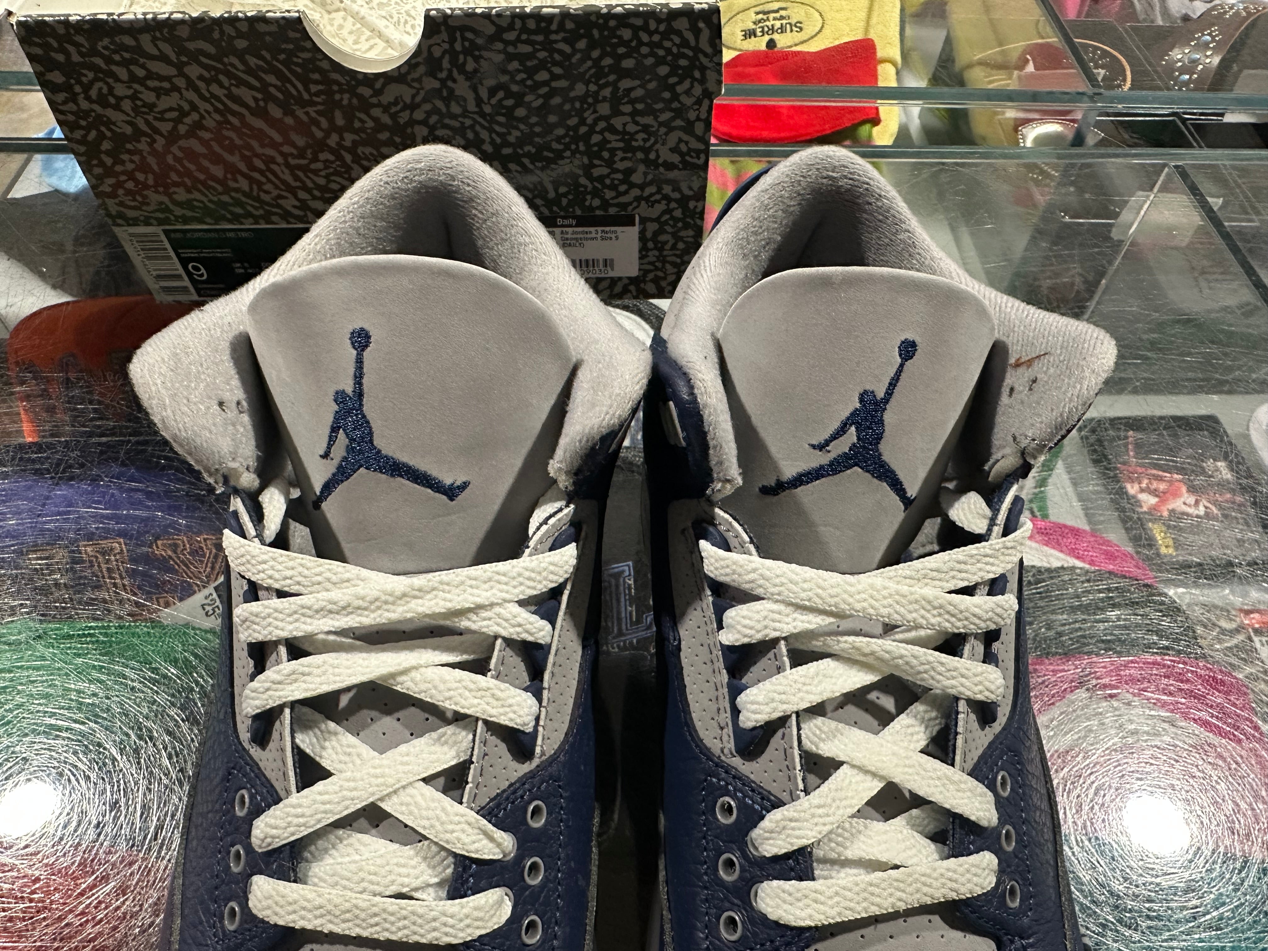 Air Jordan 3 Retro - Georgetown Size 9