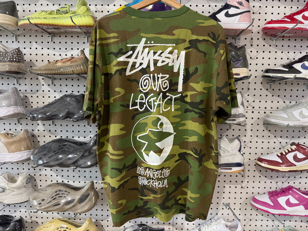NEW Stussy x Our Legacy Tee - Camo Size Large