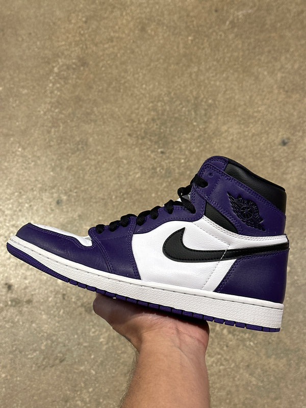 Air Jordan 1 Retro High OG - Court Purple 2.0 Size 10.5