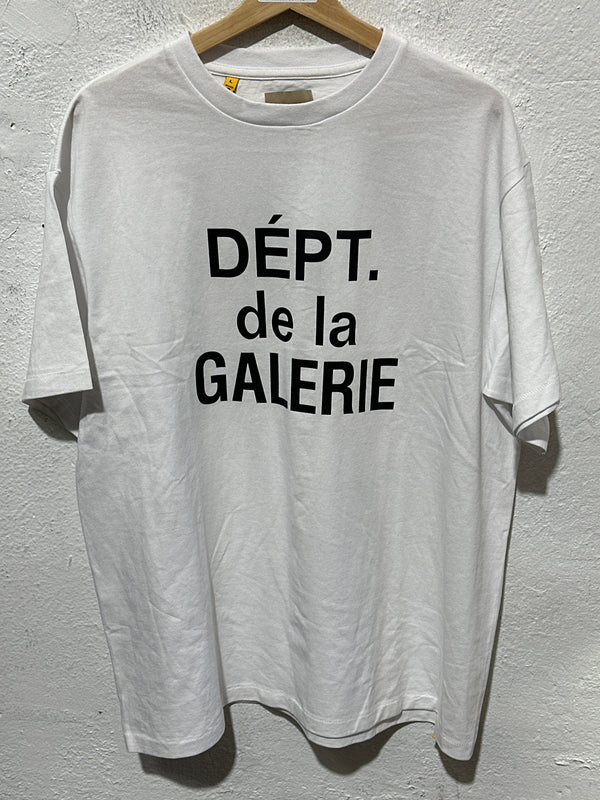 NEW Gallery Dept French Logo Tee - White Size Large