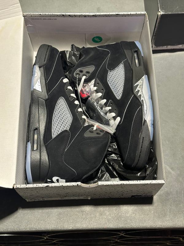 Air Jordan 5 Retro OG - Black Metallic Reimagined Size 8.5