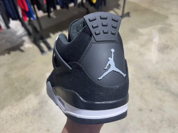 Air Jordan 4 Retro SE - Black Canvas Size 12
