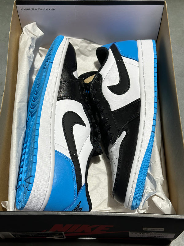 Air Jordan 1 Retro Low OG - Black Dark Powder Blue