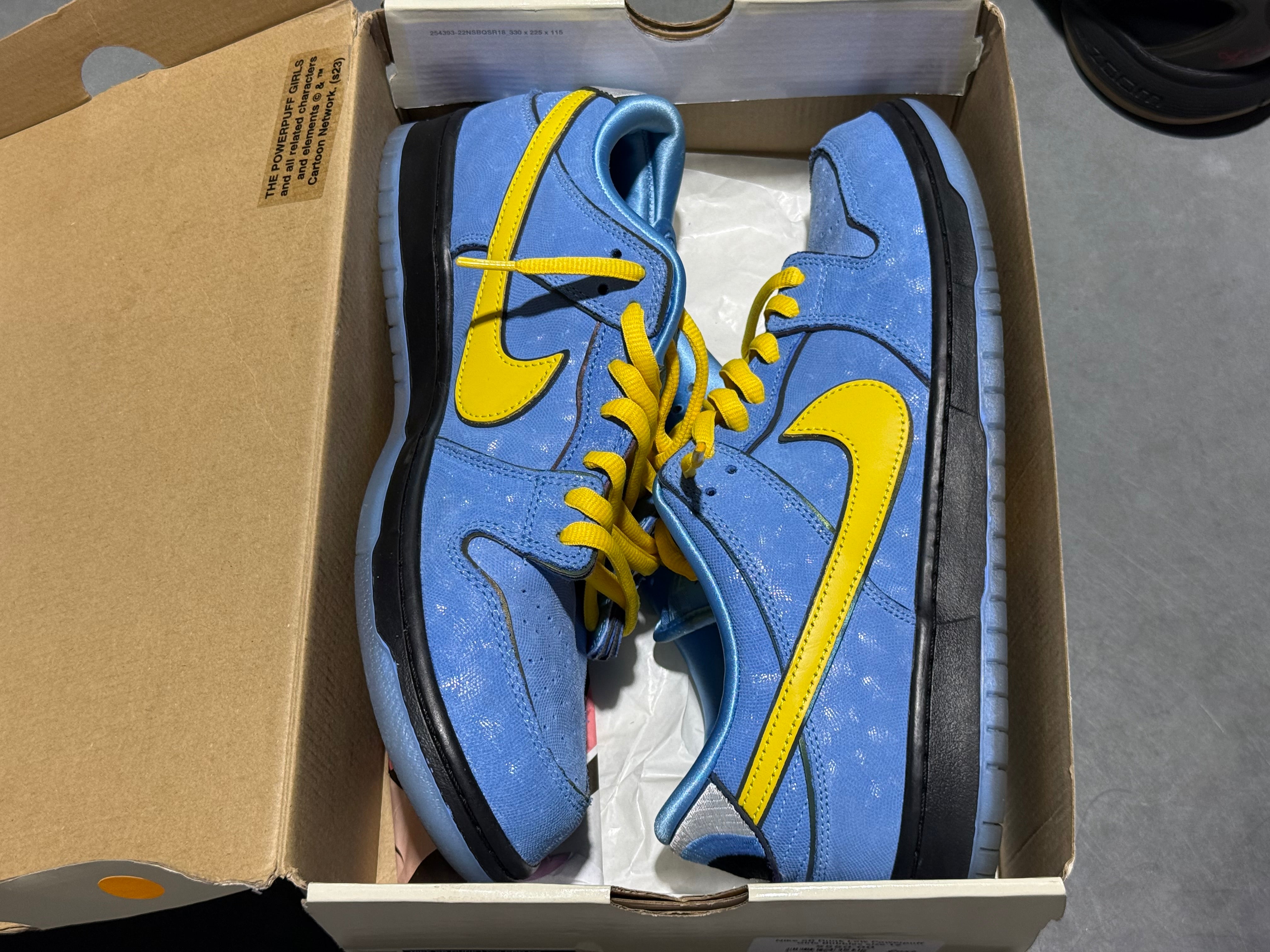 Nike SB Dunk Low Pro QS - Powderpuff Girls/Bubbles Size 12