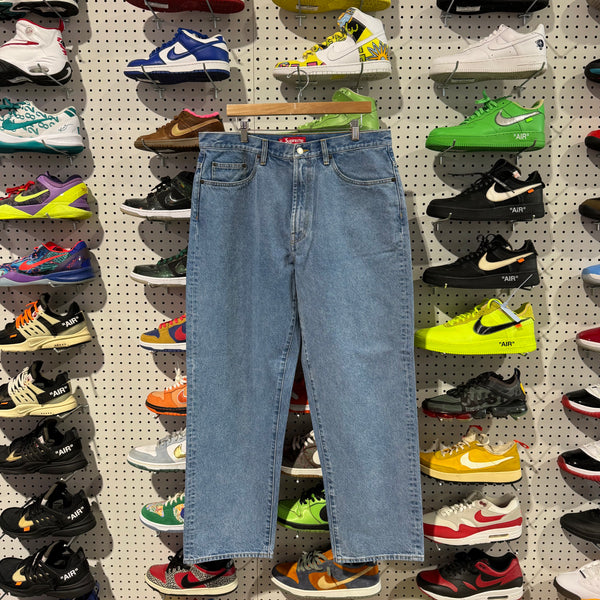 NEW Supreme x Zoo York Baggy Jeans - Washed Inidgo / Blue Size 34