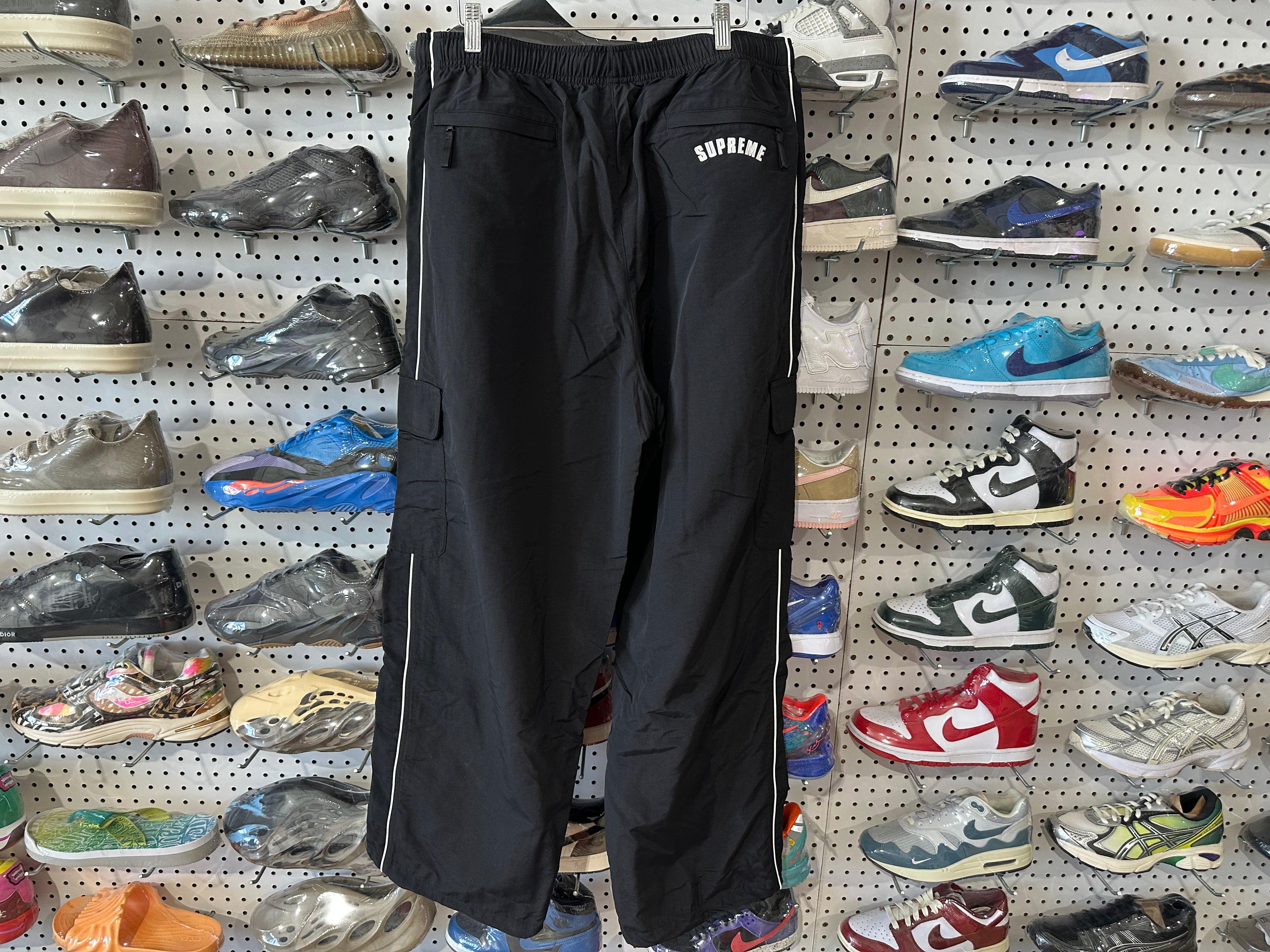 NEW Supreme Nike Nylon Cargo Pant - Black Size XL