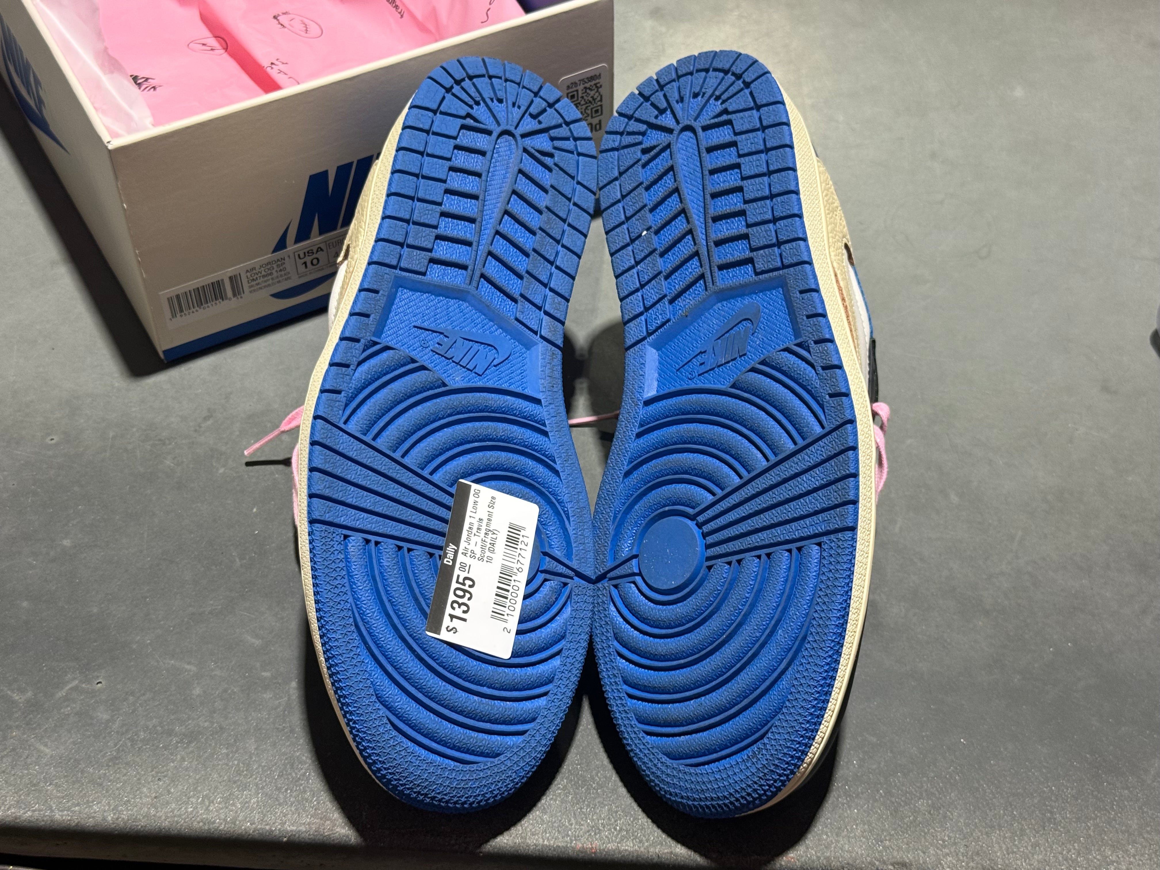 Air Jordan 1 Low OG SP - Travis Scott/Fragment Size 10