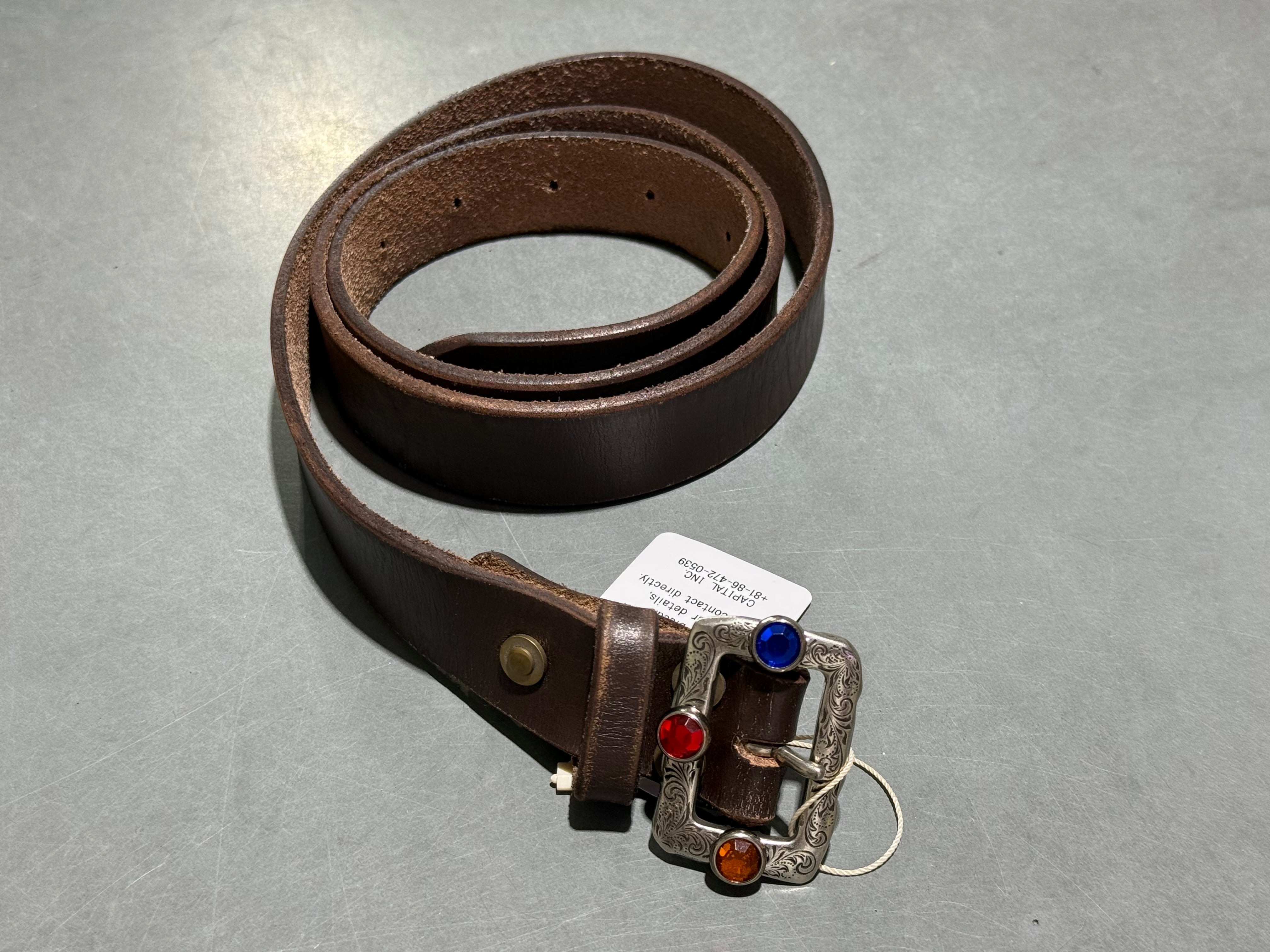 NEW Kapital Belt - Brown