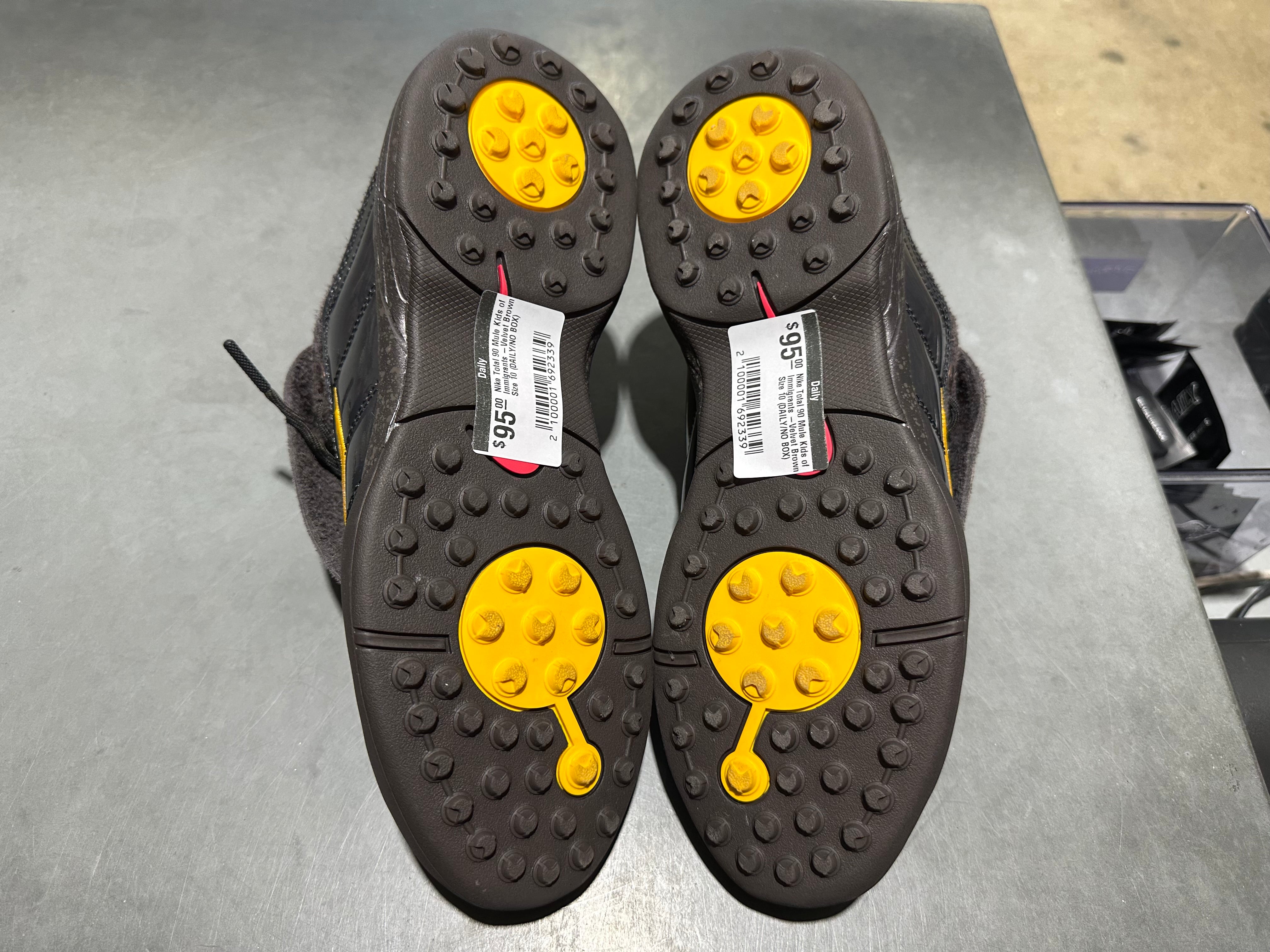 Nike Total 90 Mule Kids of Immigrants -Velvet Brown Size 10