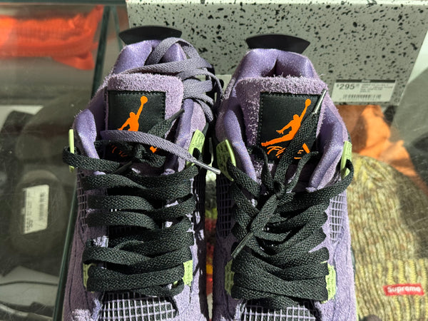 WMNS Air Jordan 4 Retro - Canyon Purple Size 12W/10.5M