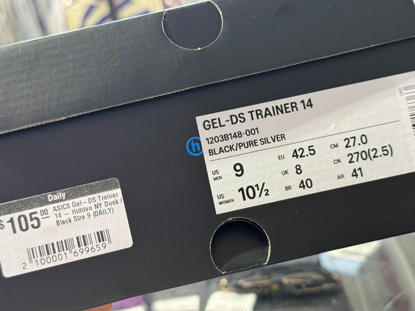 ASICS Gel-DS Trainer 14 - Hidden NY Dusk / Black Size 9