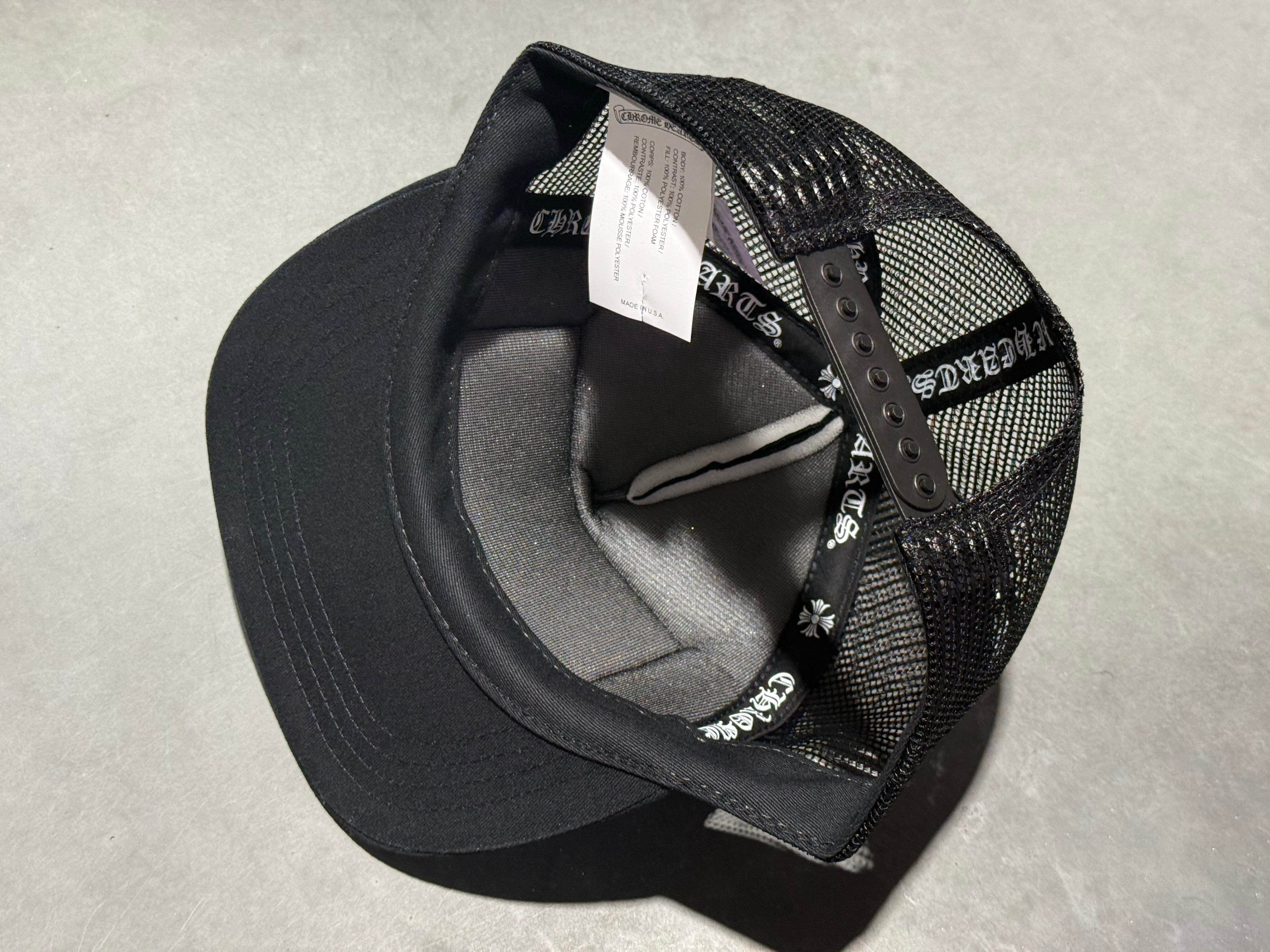NEW Chrome Hearts FUCK Trucker - Black/Black