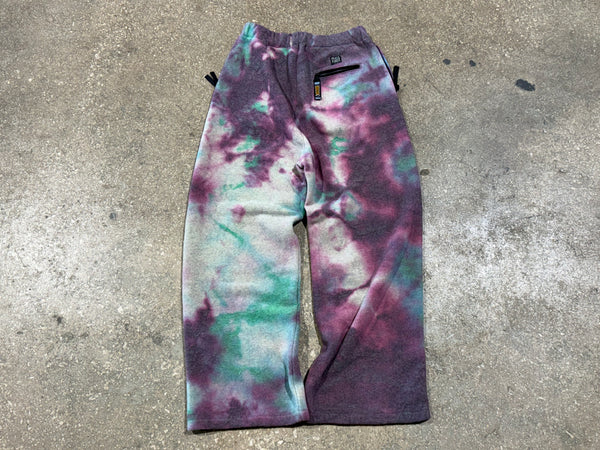 NEW Kapital Peace Fleece Pants - Pink/Green Size Large