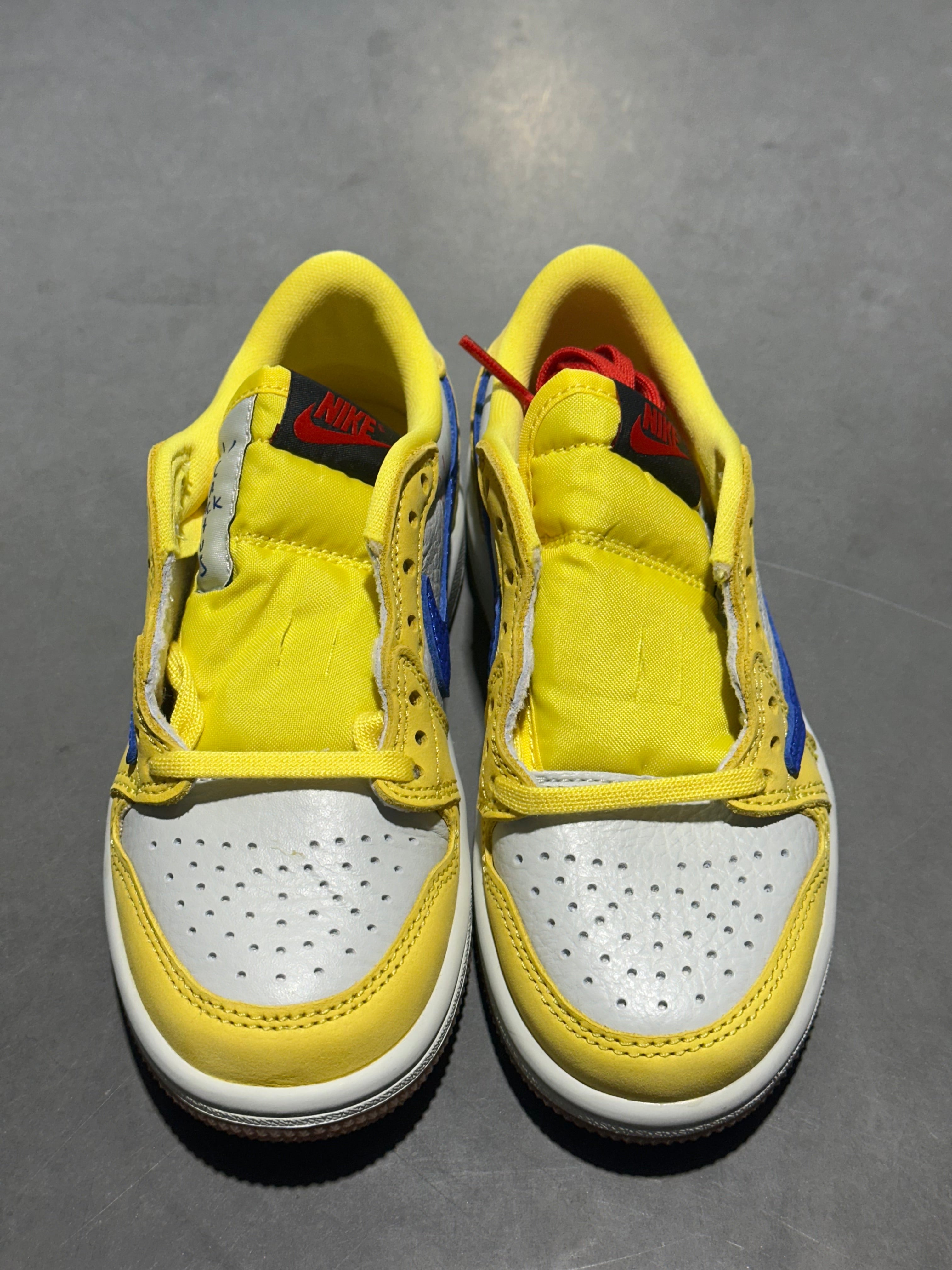 Air Jordan 1 Retro Low OG SP PS - Travis Scott Canary Size 11.5C