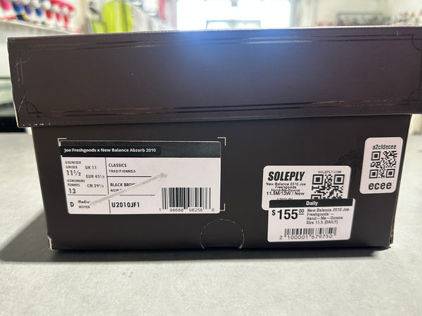 New Balance 2010 Joe Freshgoods - Hand-Me-Downs Size 11.5