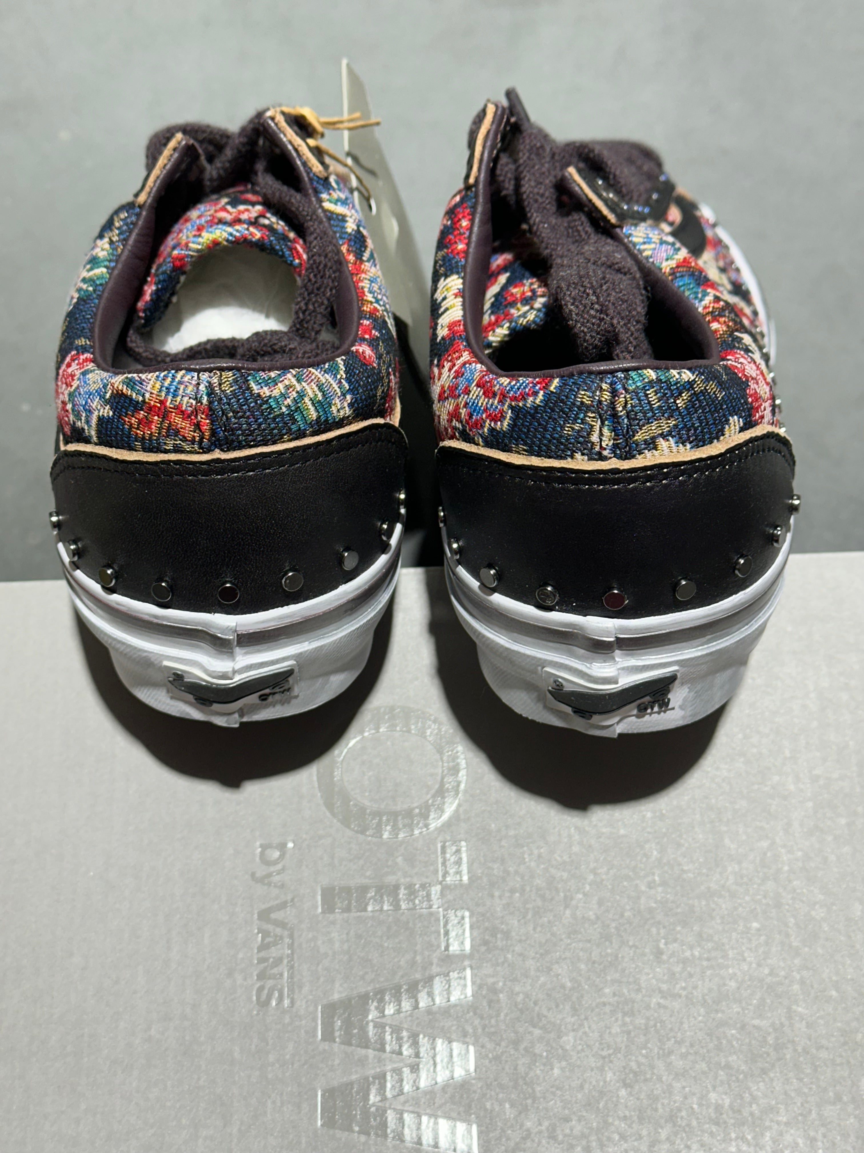 Vans OTW Old Skool 36 Vibram -Floral Rivets Black Size 10.5