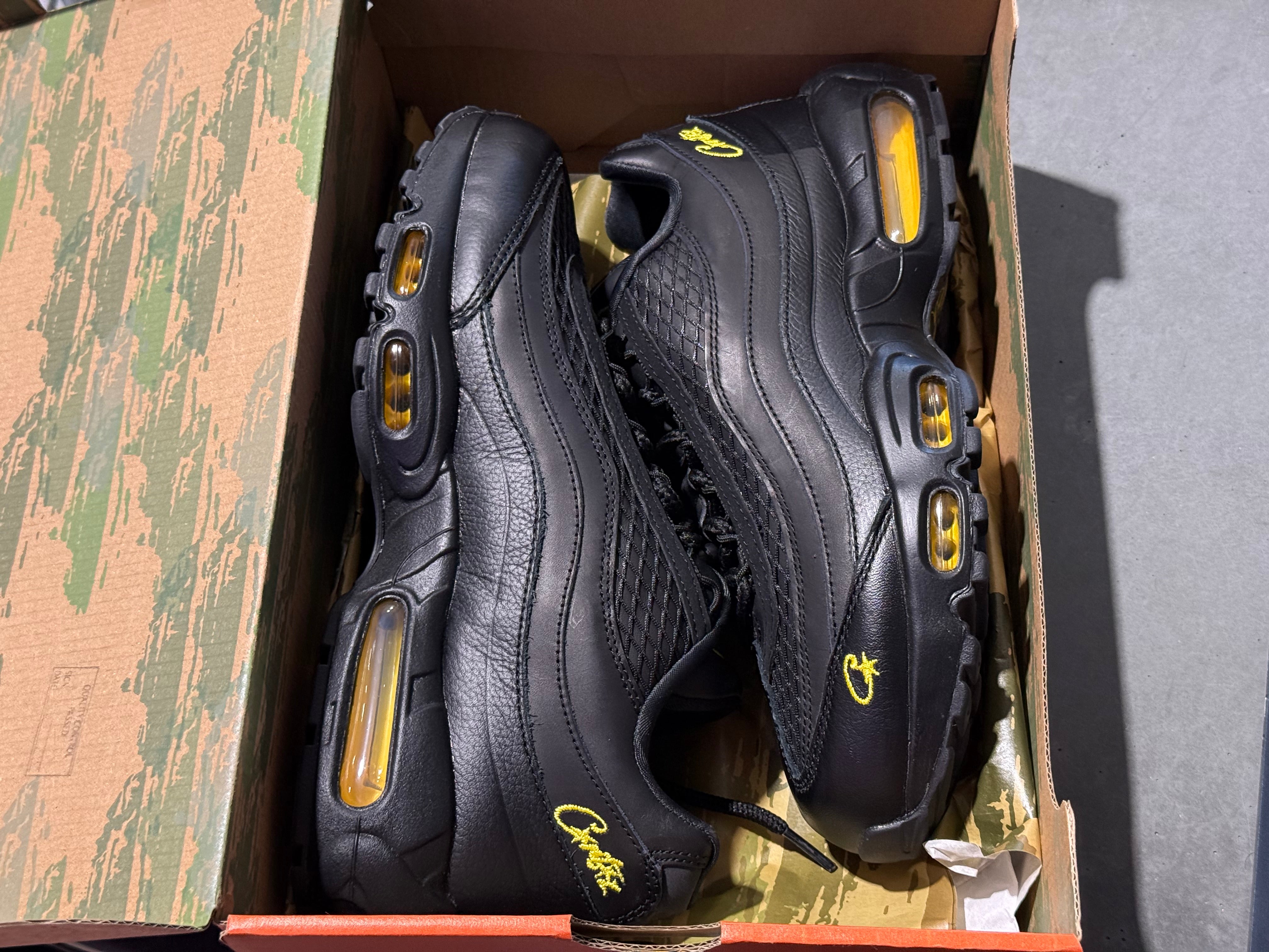 Nike Air Max 95 Corteiz - Honey Black Size 10