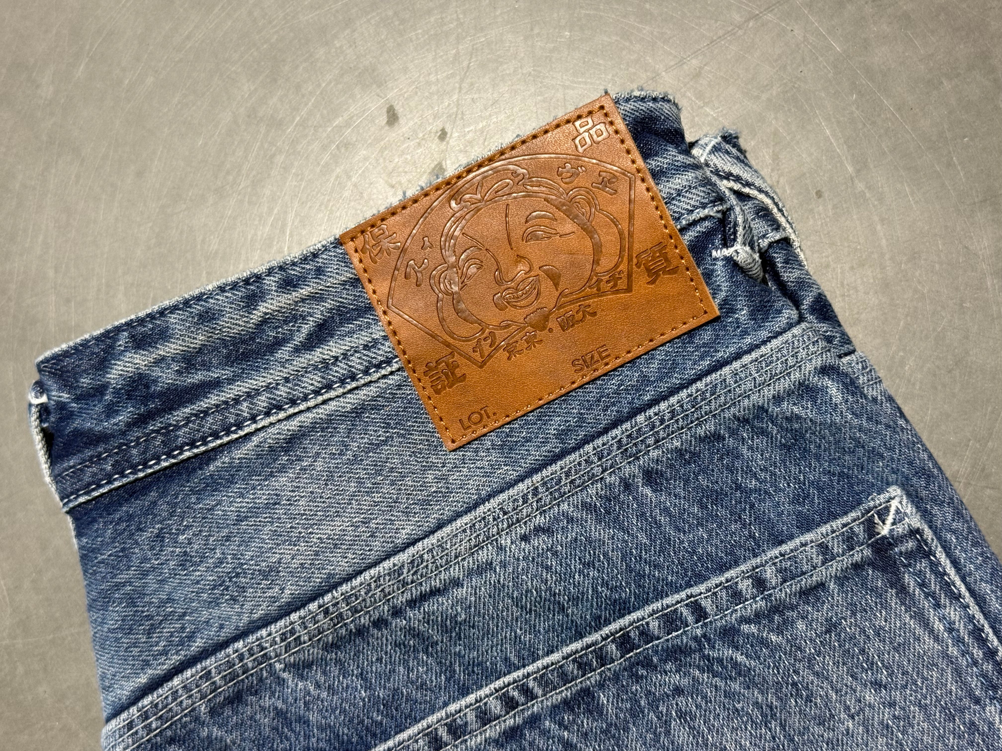 NEW Evisu Carpenter Denim Jeans - Indigo Size Medium