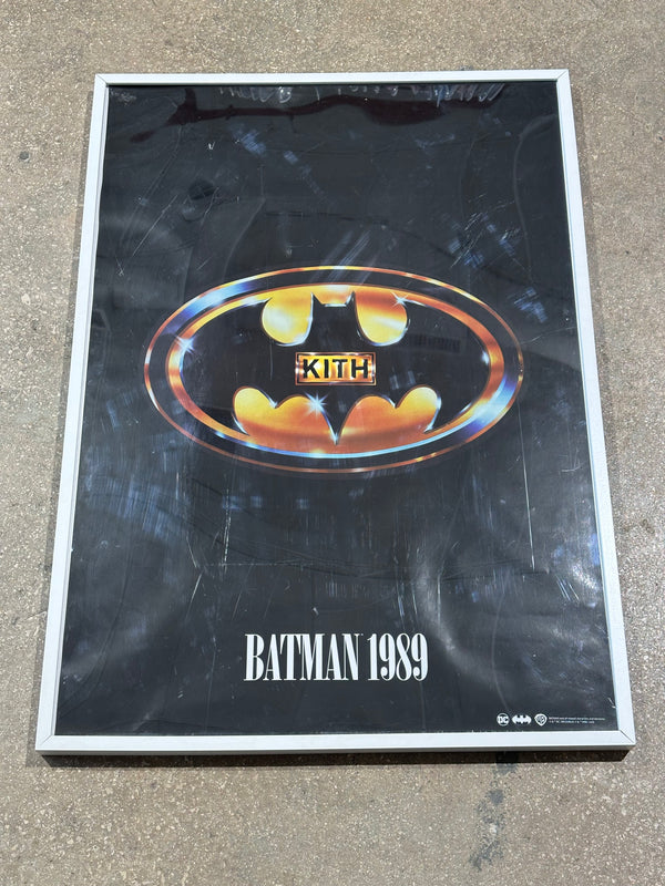DISPLAYED Framed Kith x Batman 1989 Poster