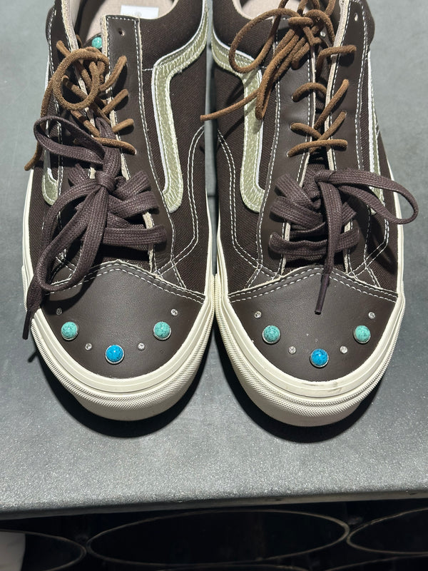 Vans Premium Old Skool Gemstone - Brown Mushroom Size 13
