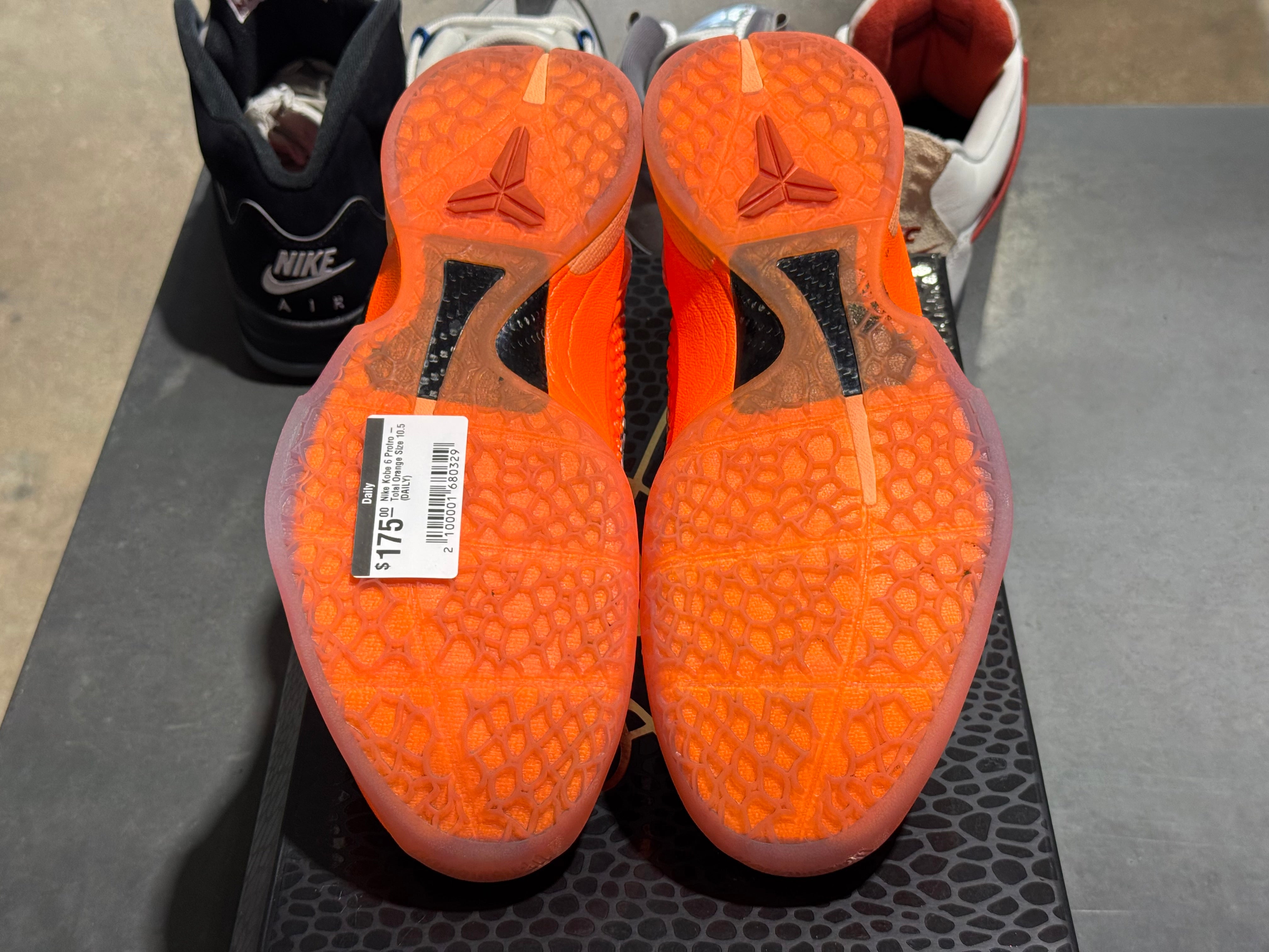 Nike Kobe 6 Protro - Total Orange Size 10.5