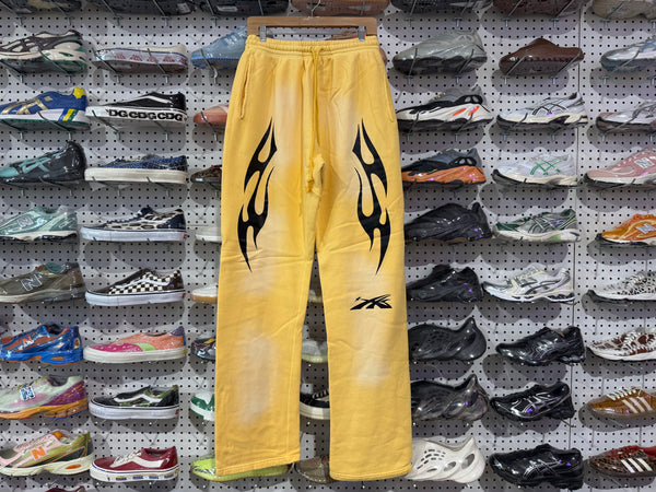 NEW Hellstar Sports Sweatpants - Yellow Size XL