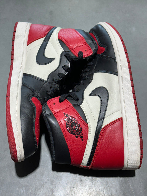 Air Jordan 1 Retro High OG - Bred Toe Size 10.5