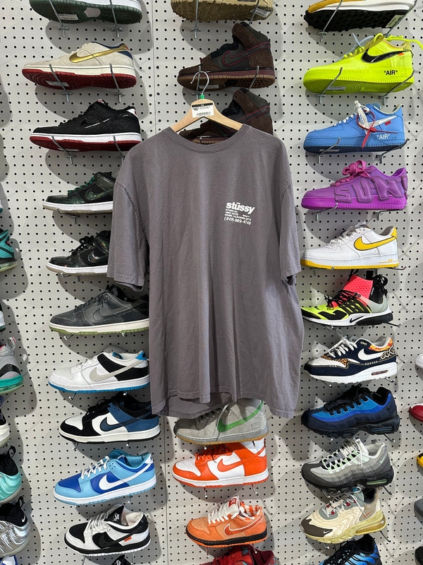 USED Stussy INC. Tee - Grey Size XL