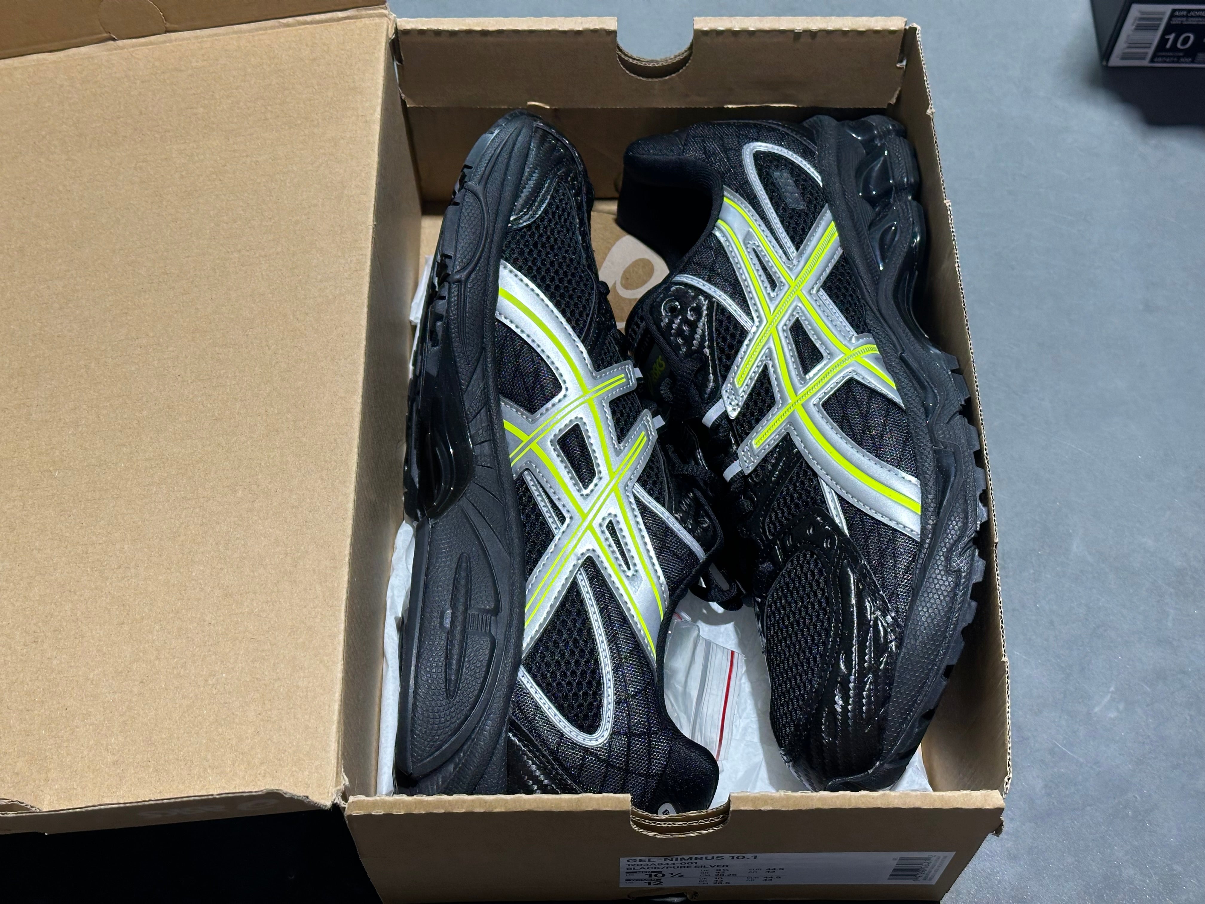 Asics Gel Nimbus 10.5 - Kith/Black Pure Silver Size 10.5
