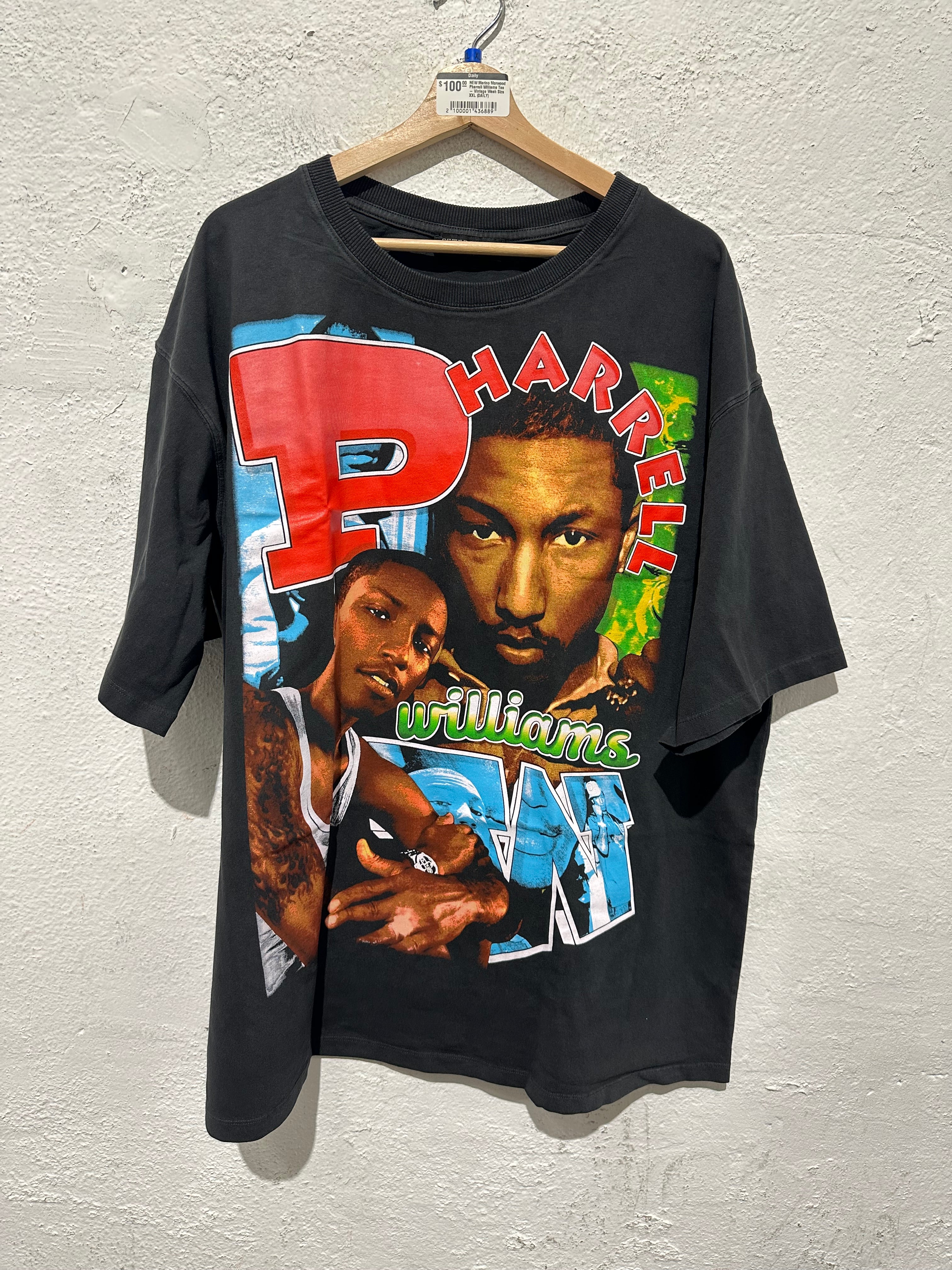 NEW Marino Morwood Pharrell Williams Tee - Vintage Wash