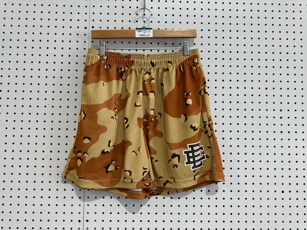 USED Eric Emanuel  Basic Short - Chip Camo/Brown Size XL