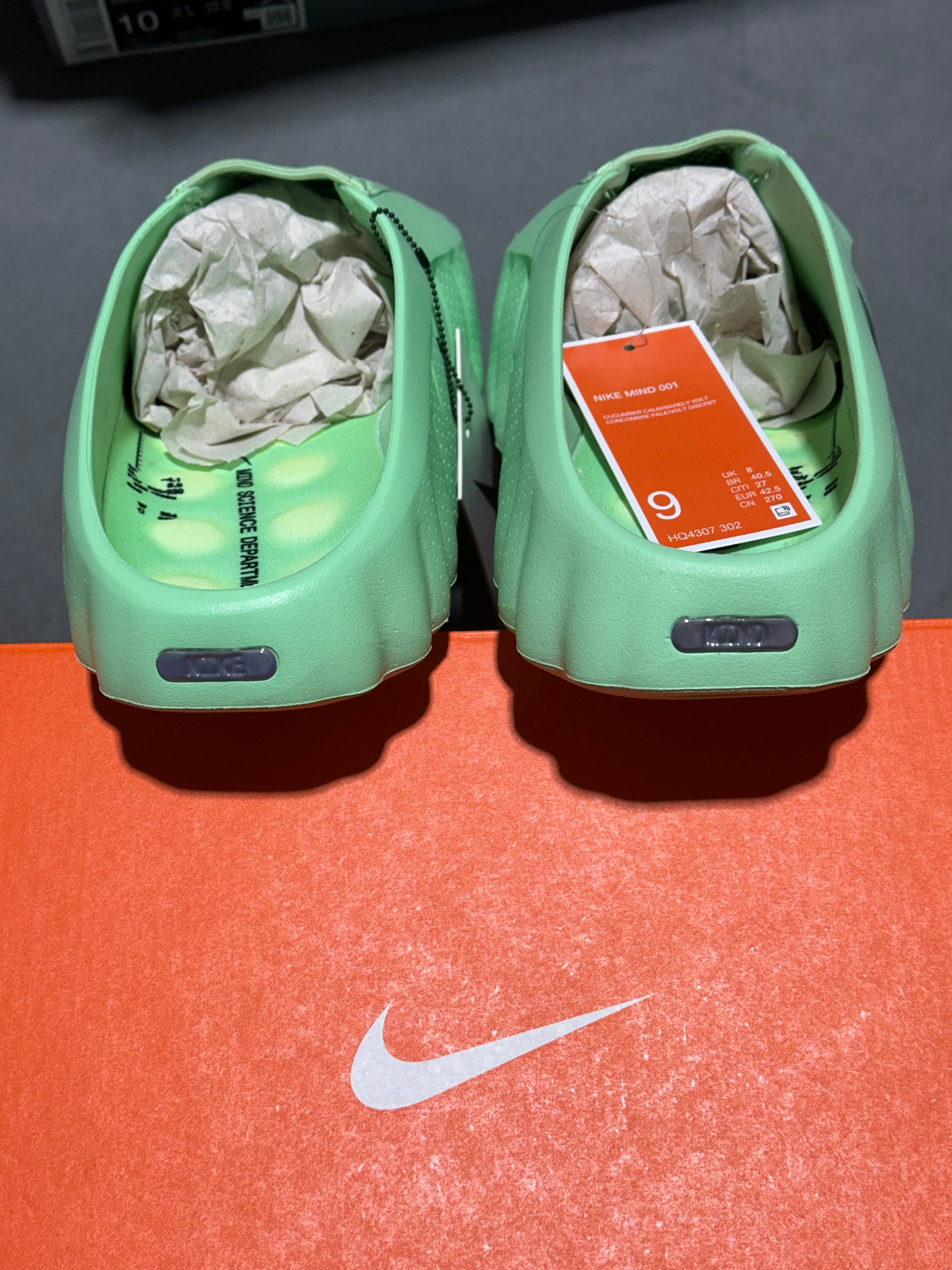 Nike Mind 001 Slide - Cucumber Calm Size 9