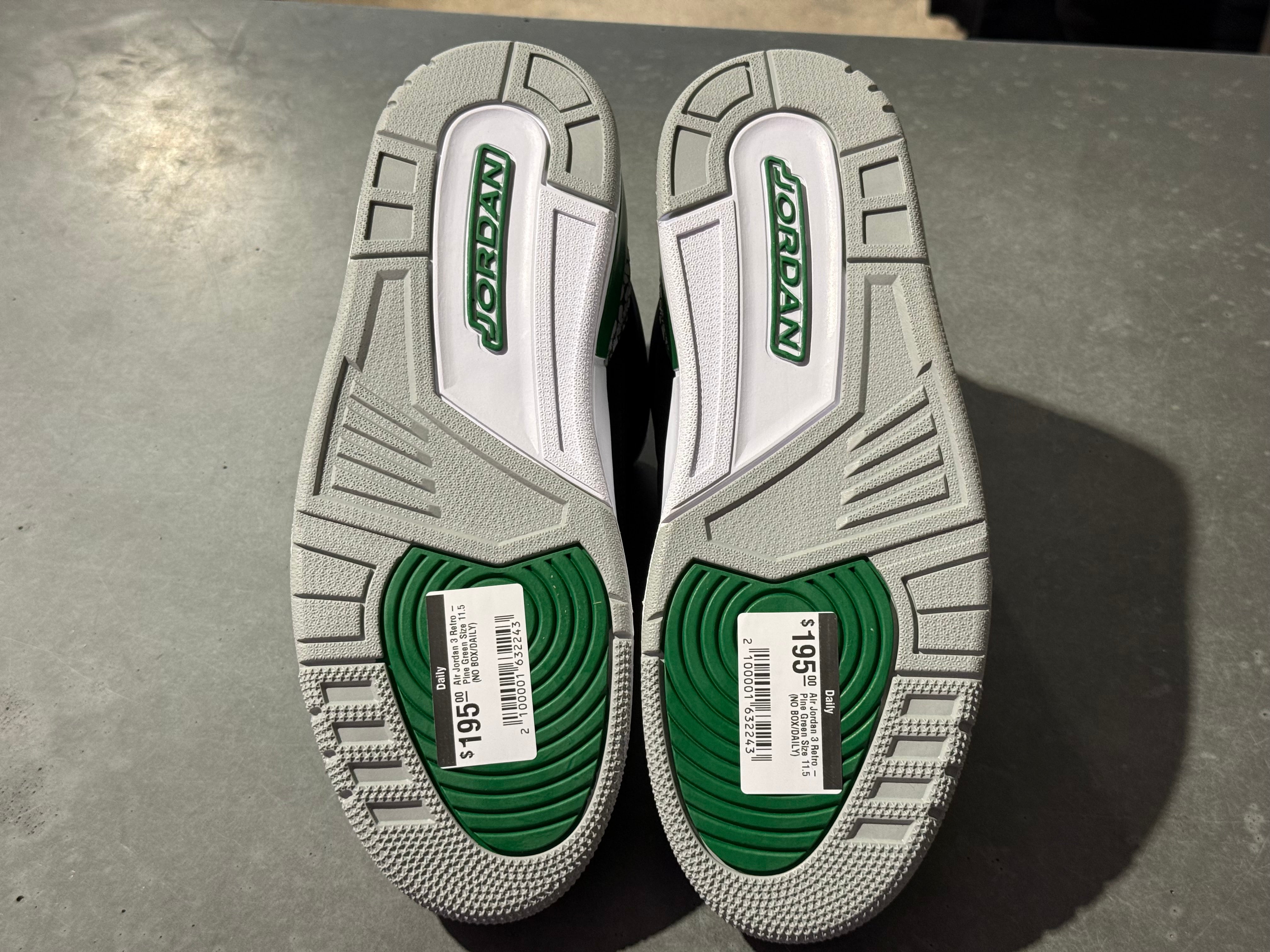 Air Jordan 3 Retro - Pine Green Size 11.5