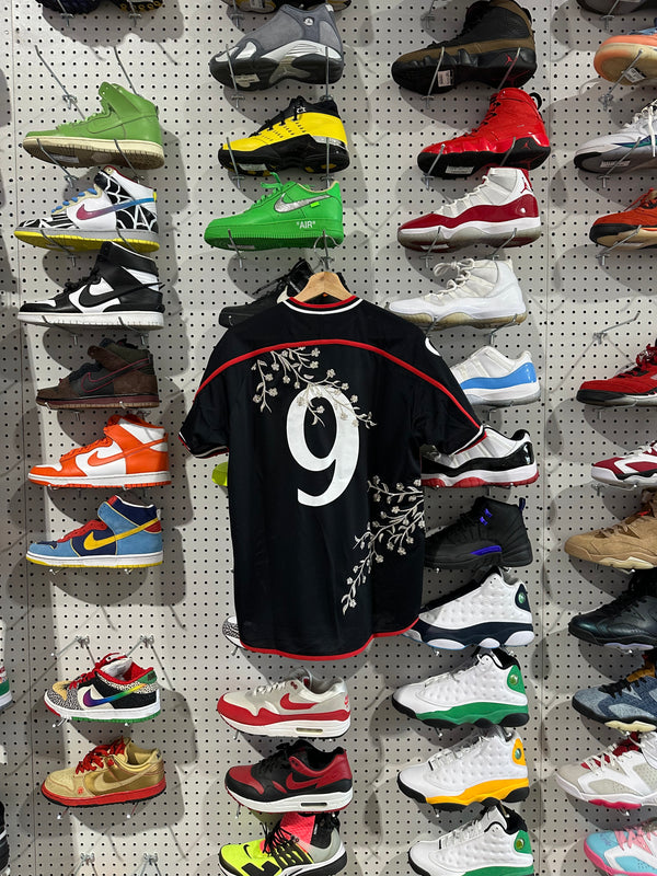 NEW Supreme FW25 Floral Soccer Jersey - Black Size Small