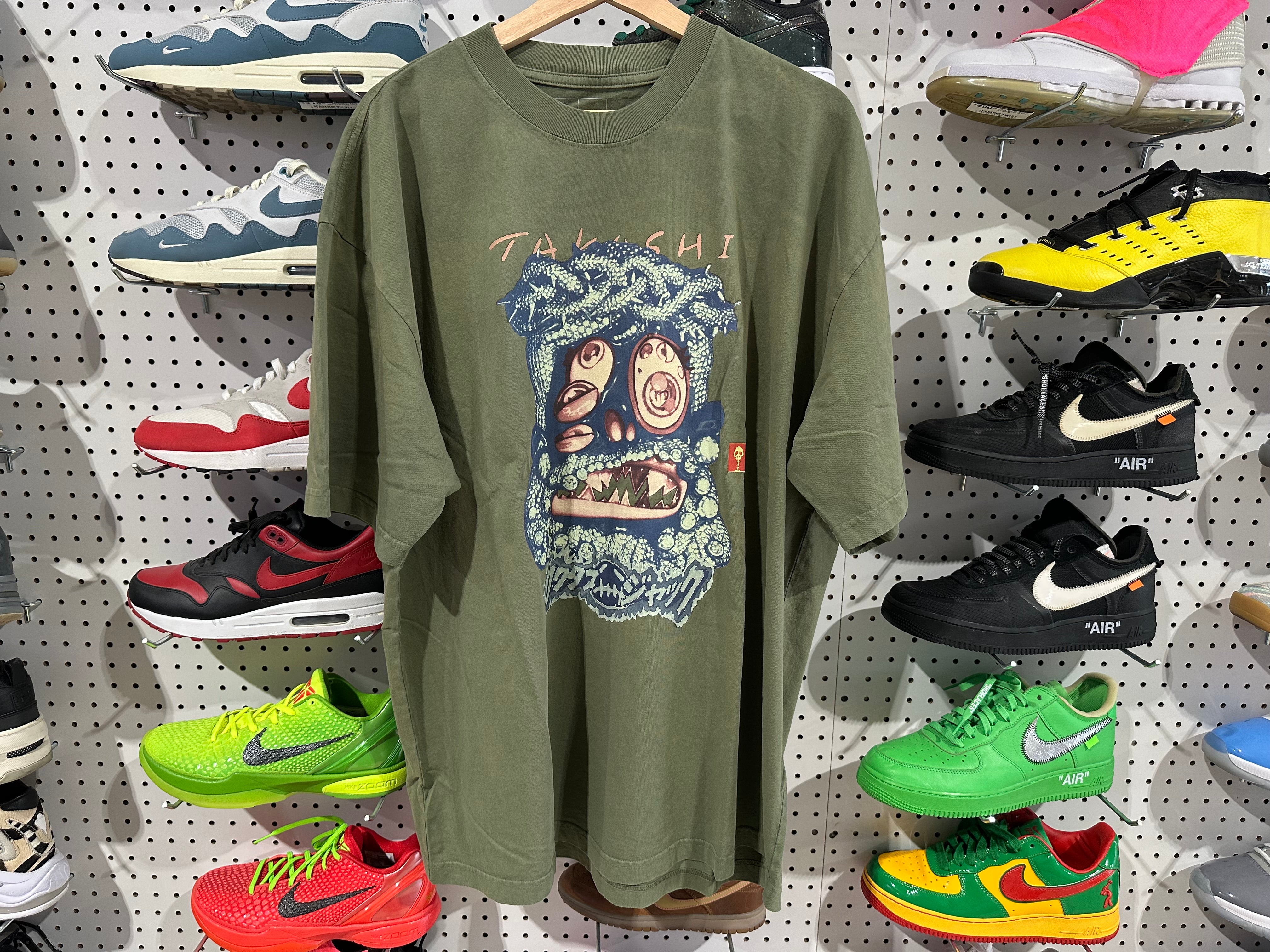 NEW Travis Scott CJ x Murakami Melted Utopia Zodiac Tee - Green Size XXL