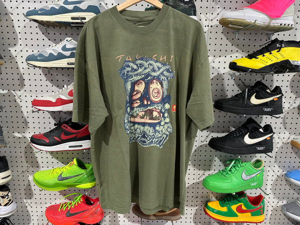 NEW Travis Scott CJ x Murakami Melted Utopia Zodiac Tee - Green Size XXL