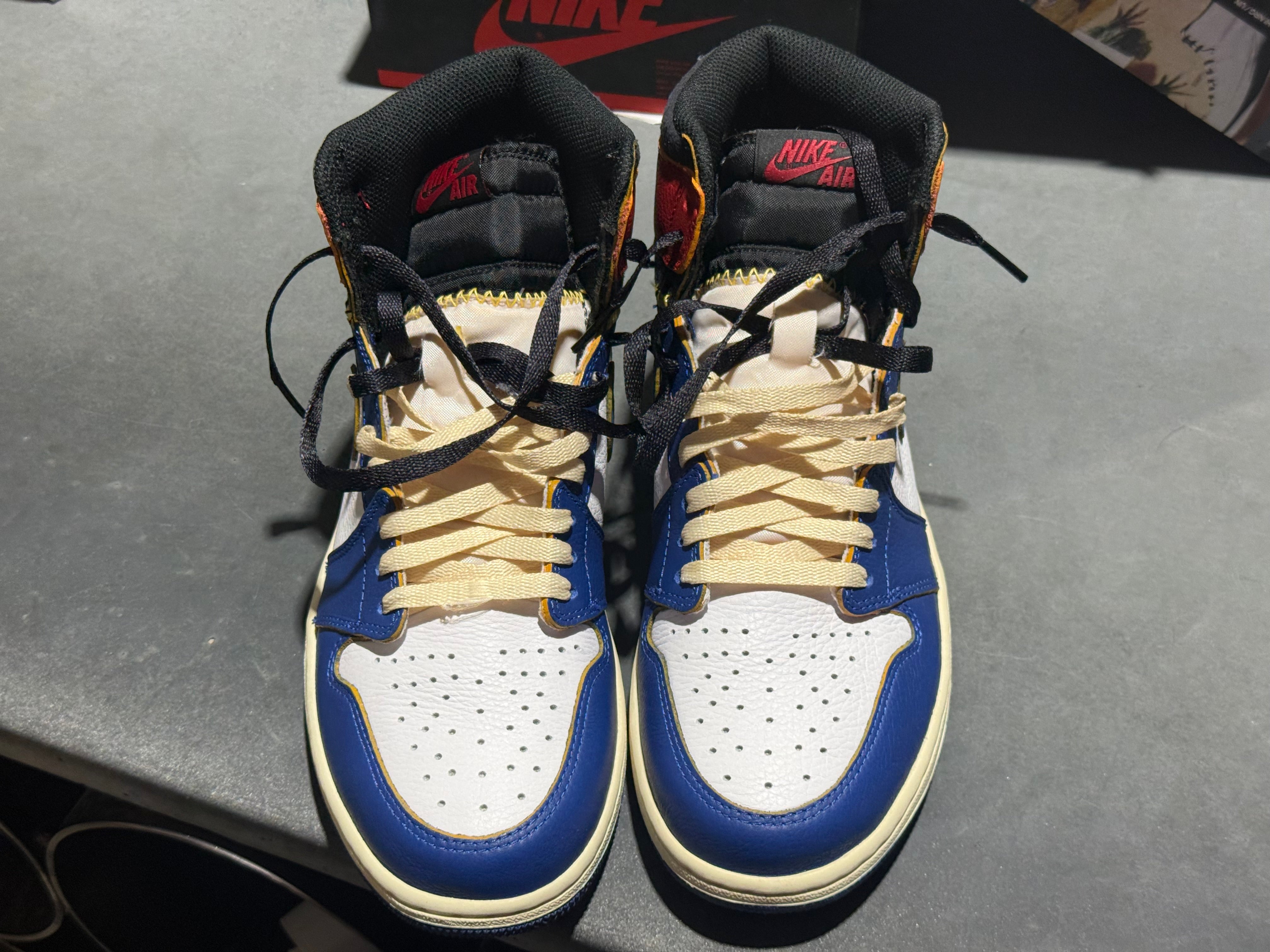 Air Jordan 1 Retro Hi NRG / Union - Storm Blue Size 9.5