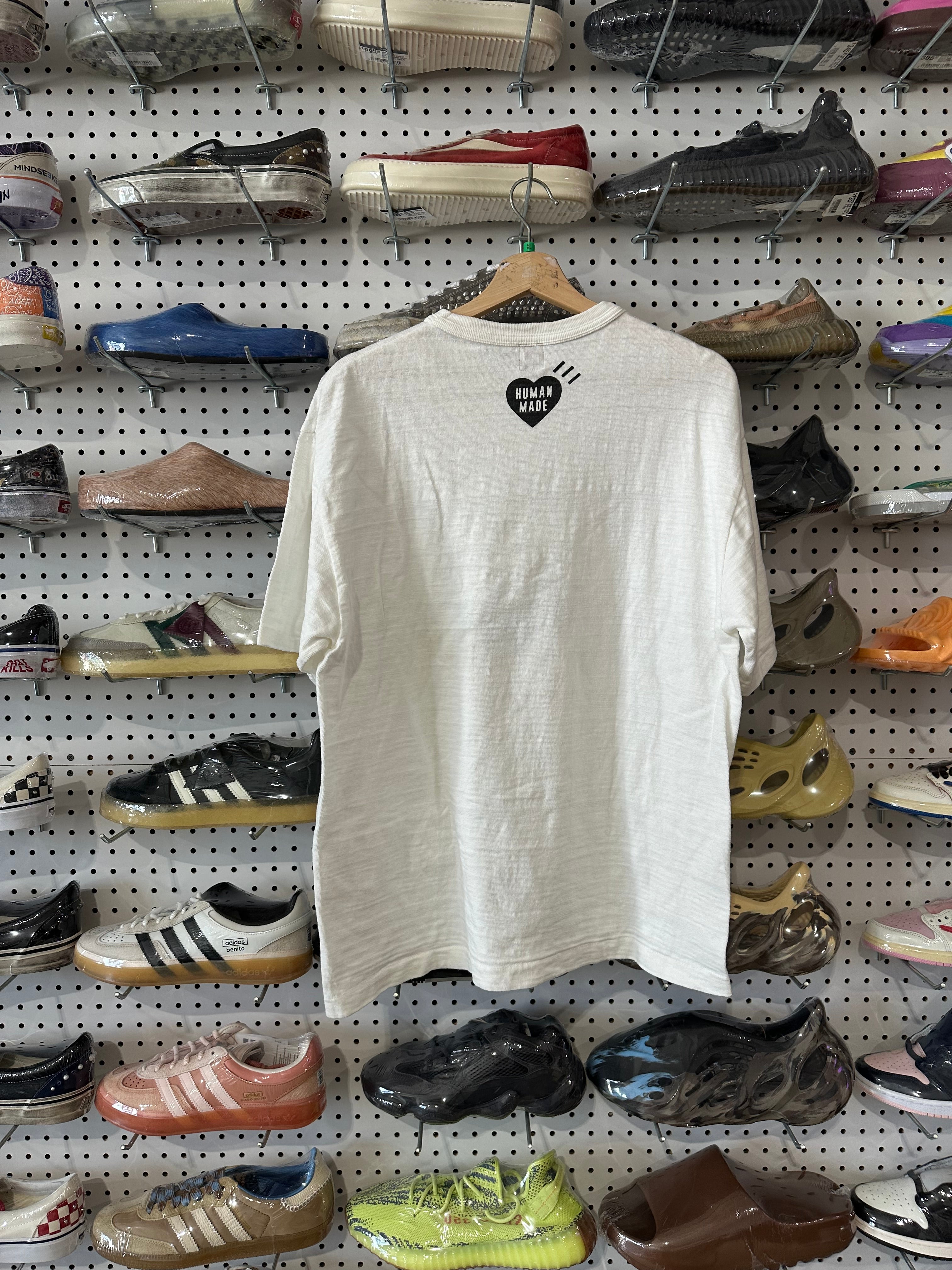 USED Human Made Duck Love Tee - White Size XL