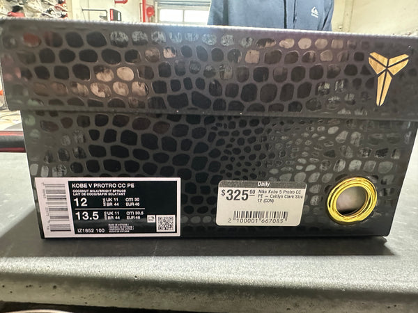 Nike Kobe 5 Protro CC PE - Caitlyn Clark Size 12