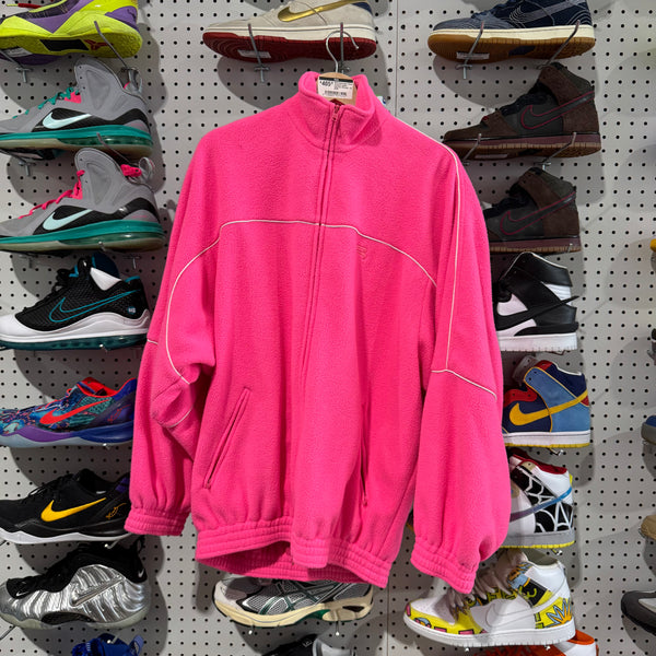 NEW Balenciaga Fleece Tracksuit Jacket - Pink Size 34/Large-XL