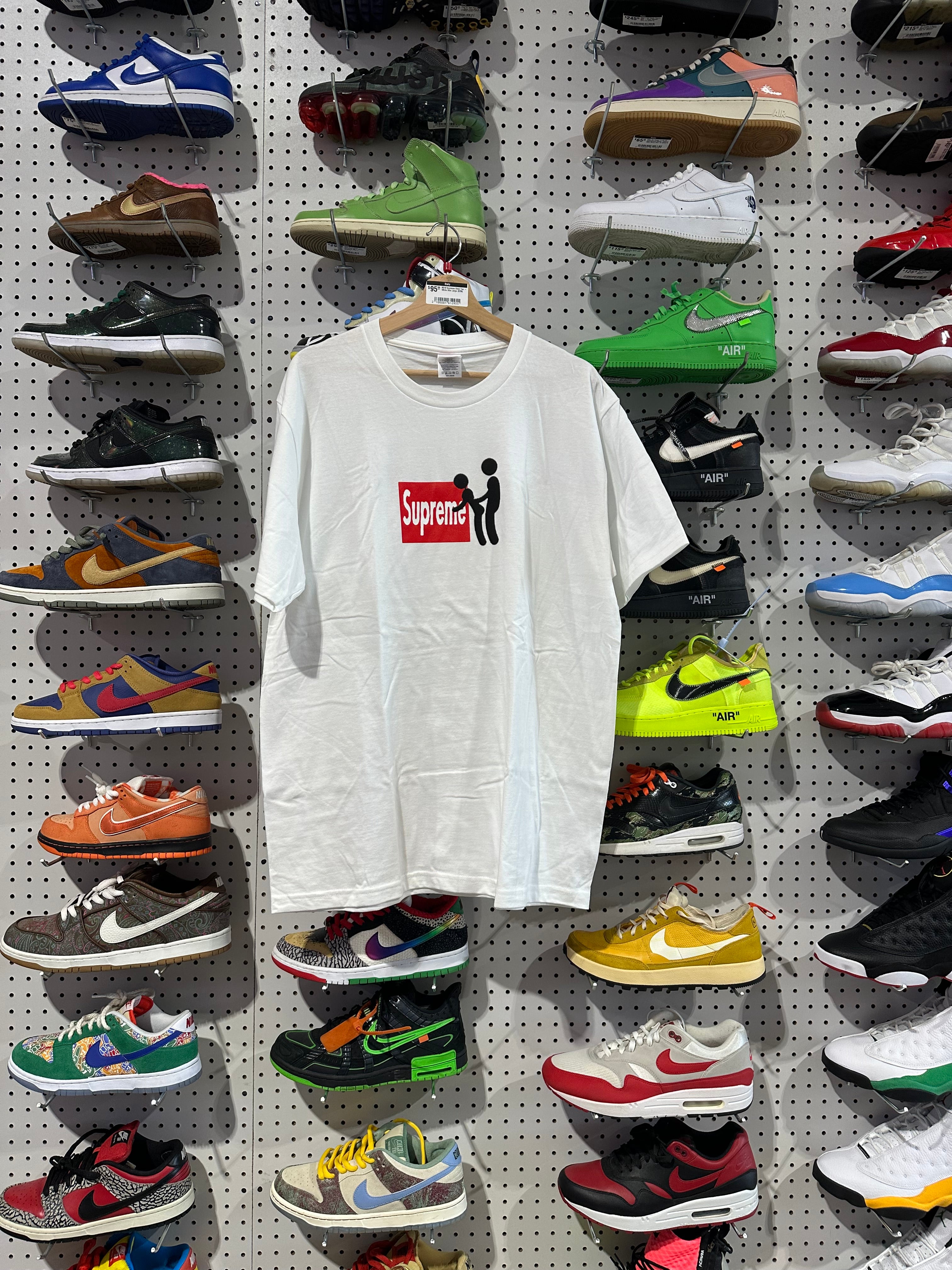 Supreme Stick Tee - White Size Large