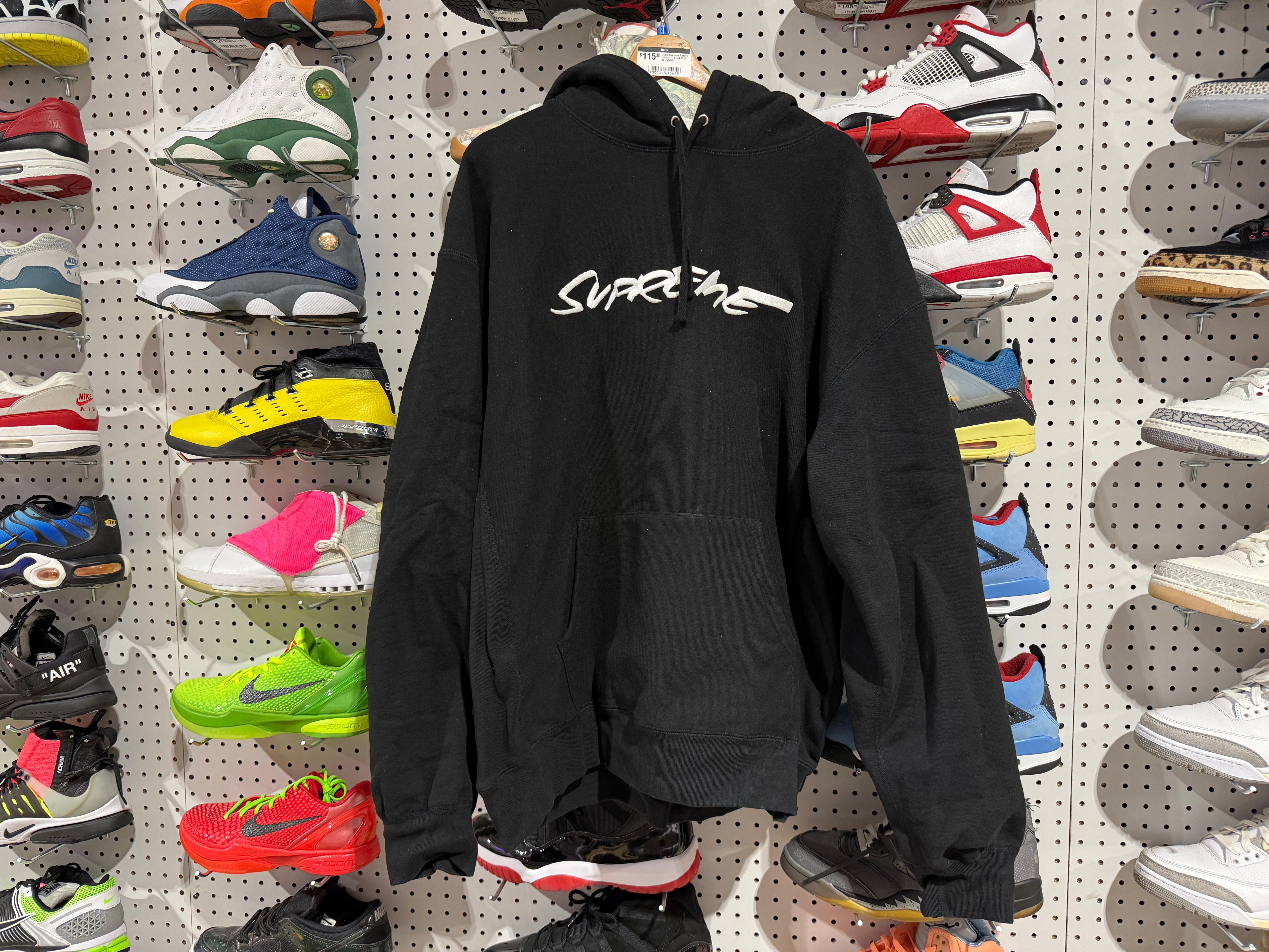 USED Supreme Futura Hoodie - Black Size XXL