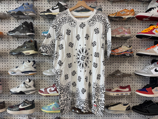 NEW Supreme X Hanes Paisley Tee - White  Size XXL