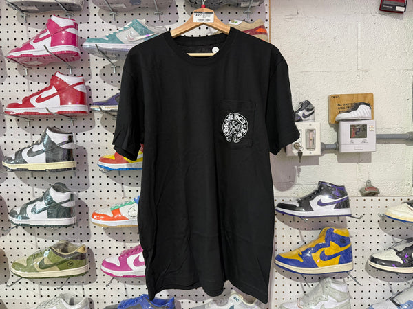 NEW Chrome Hearts Miami Pocket Tee - Black Size Large