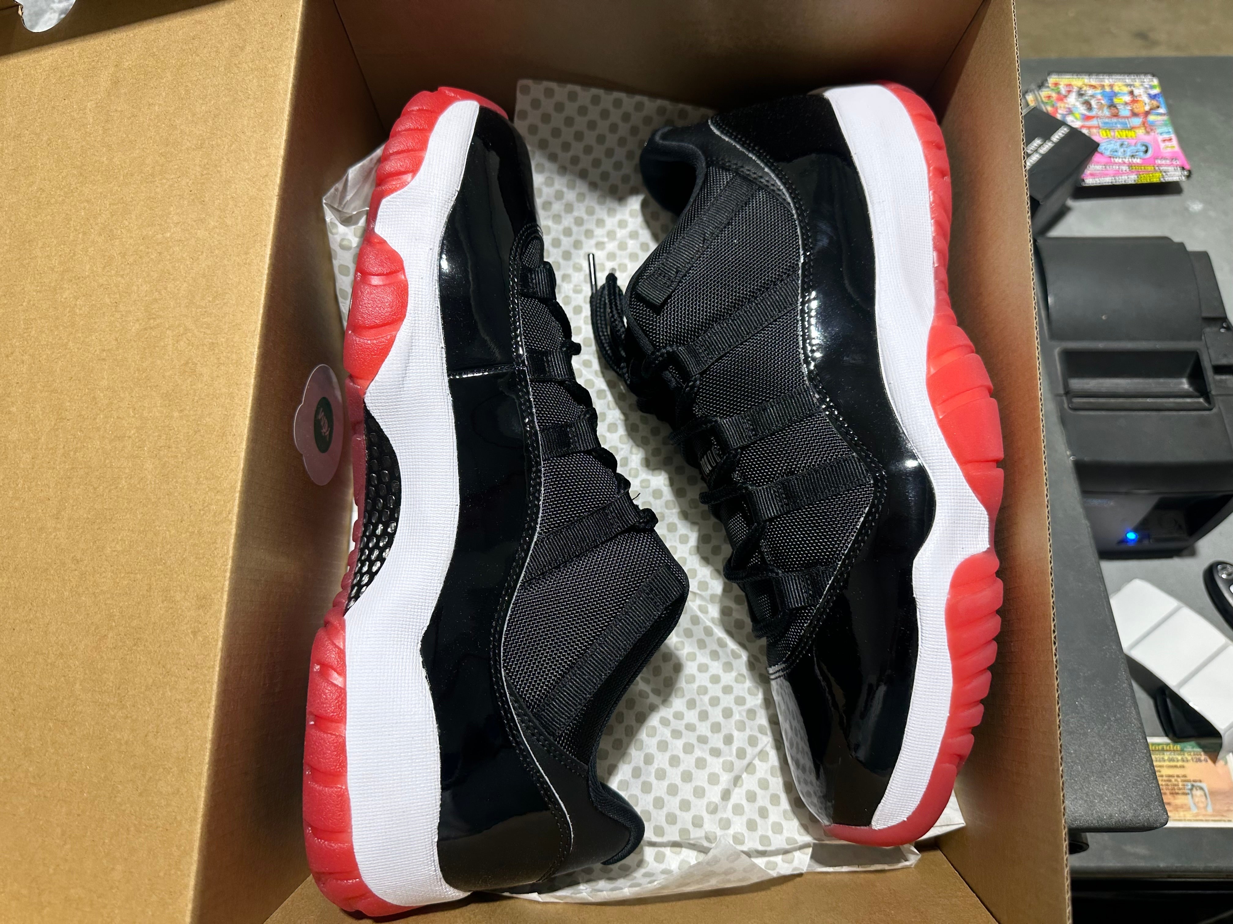 Air Jordan 11 Retro Low - Bred 2025 Size 10