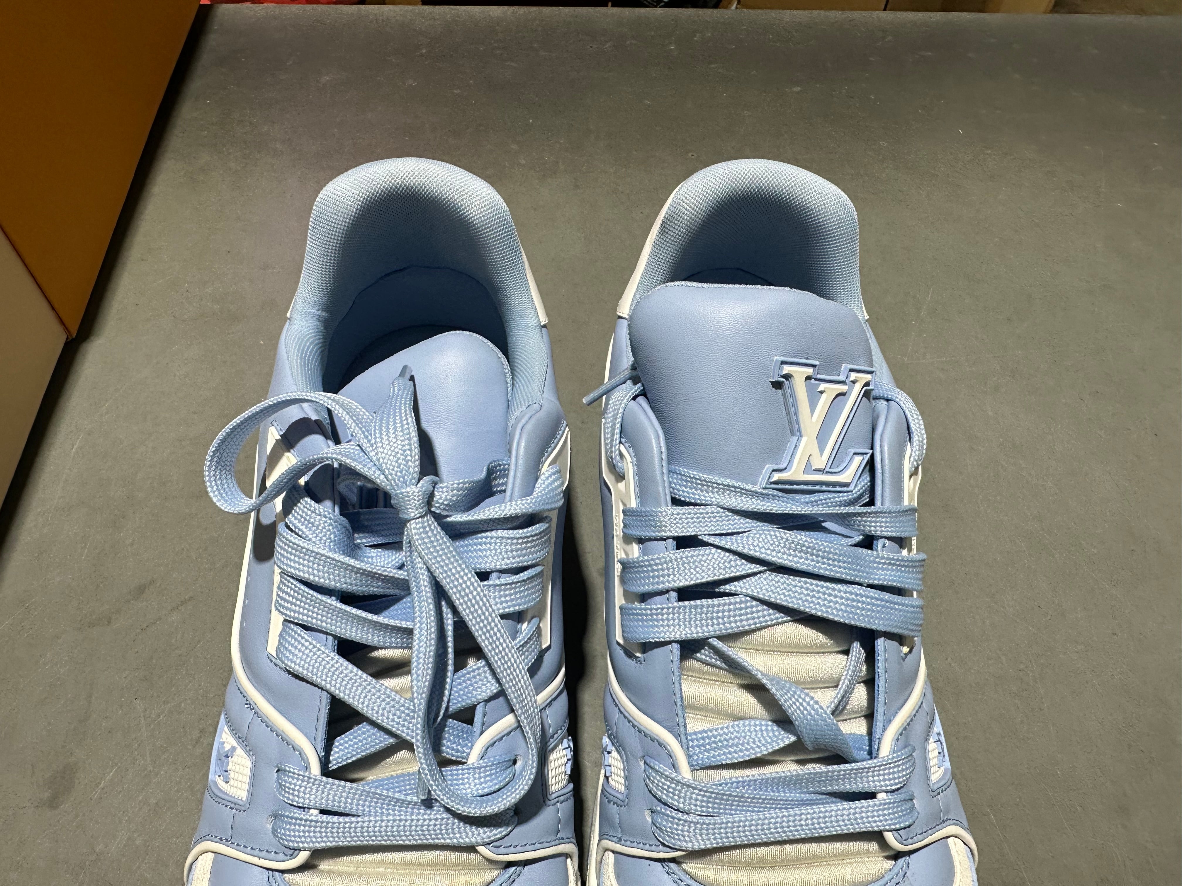 Luis Vuitton LV Trainer - #54/Light Blue Size 9.5LV/11US