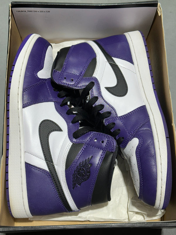 Air Jordan 1 Retro High - Court Purple White Size 11