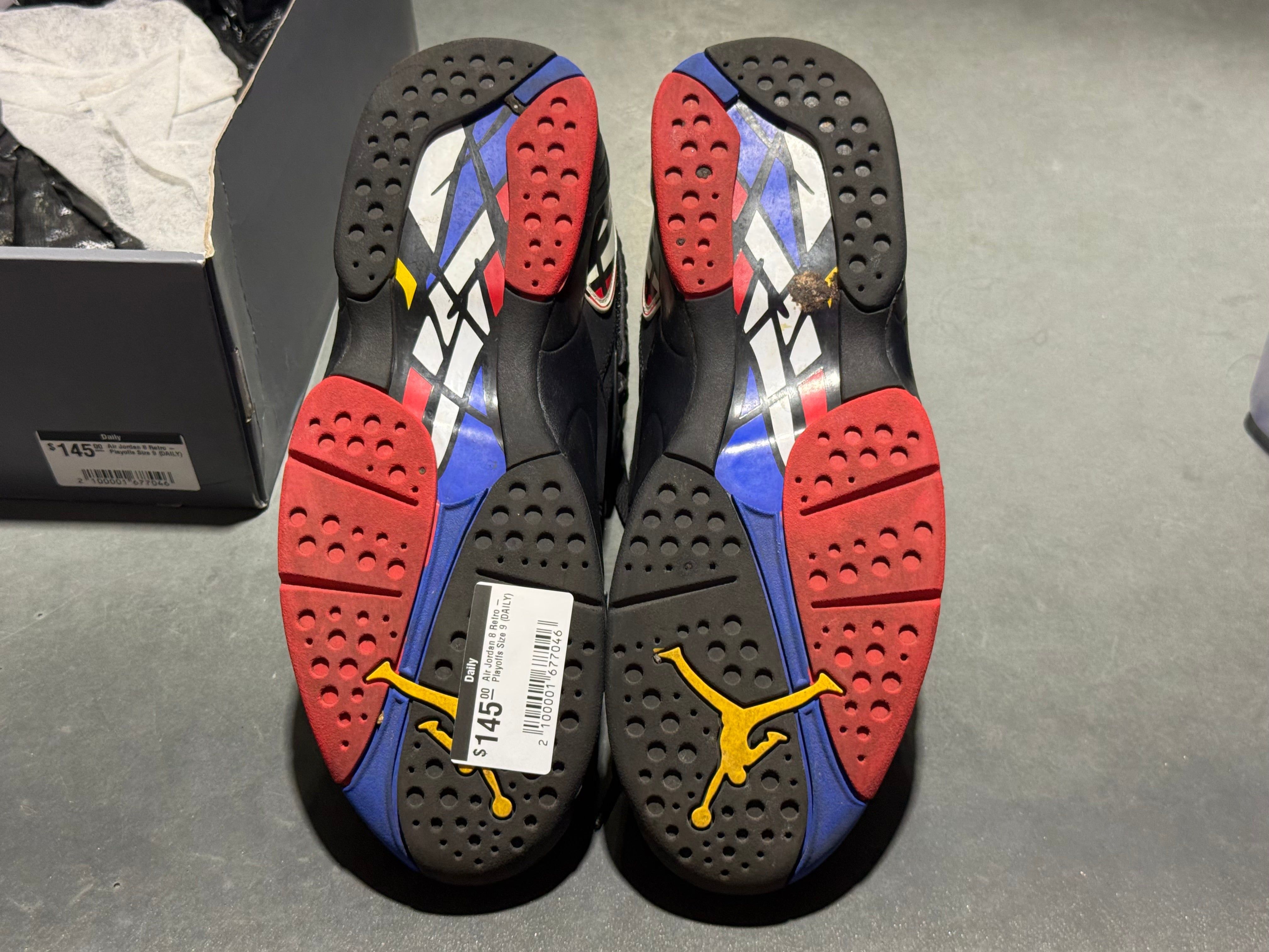 Air Jordan 8 Retro - Playoffs Size 9
