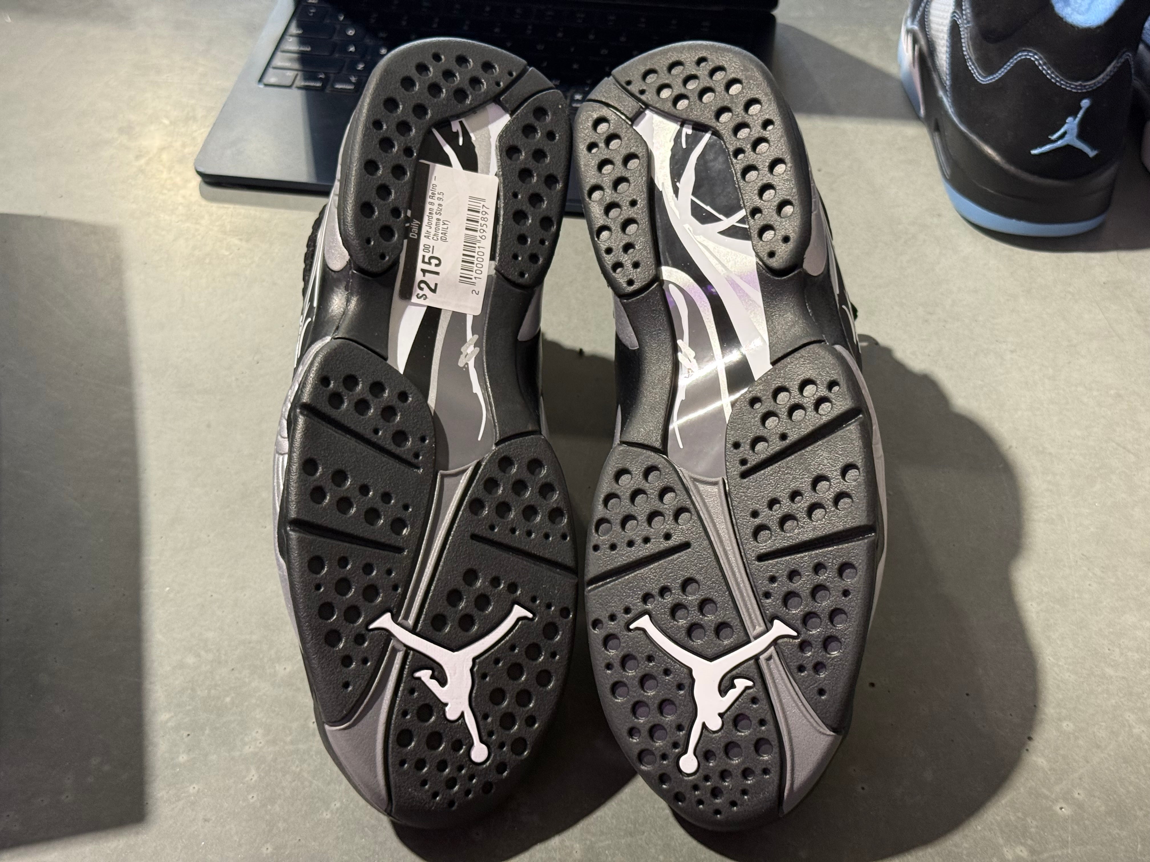 Air Jordan 8 Retro - Chrome Size 9.5